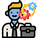 Icon of business automation job