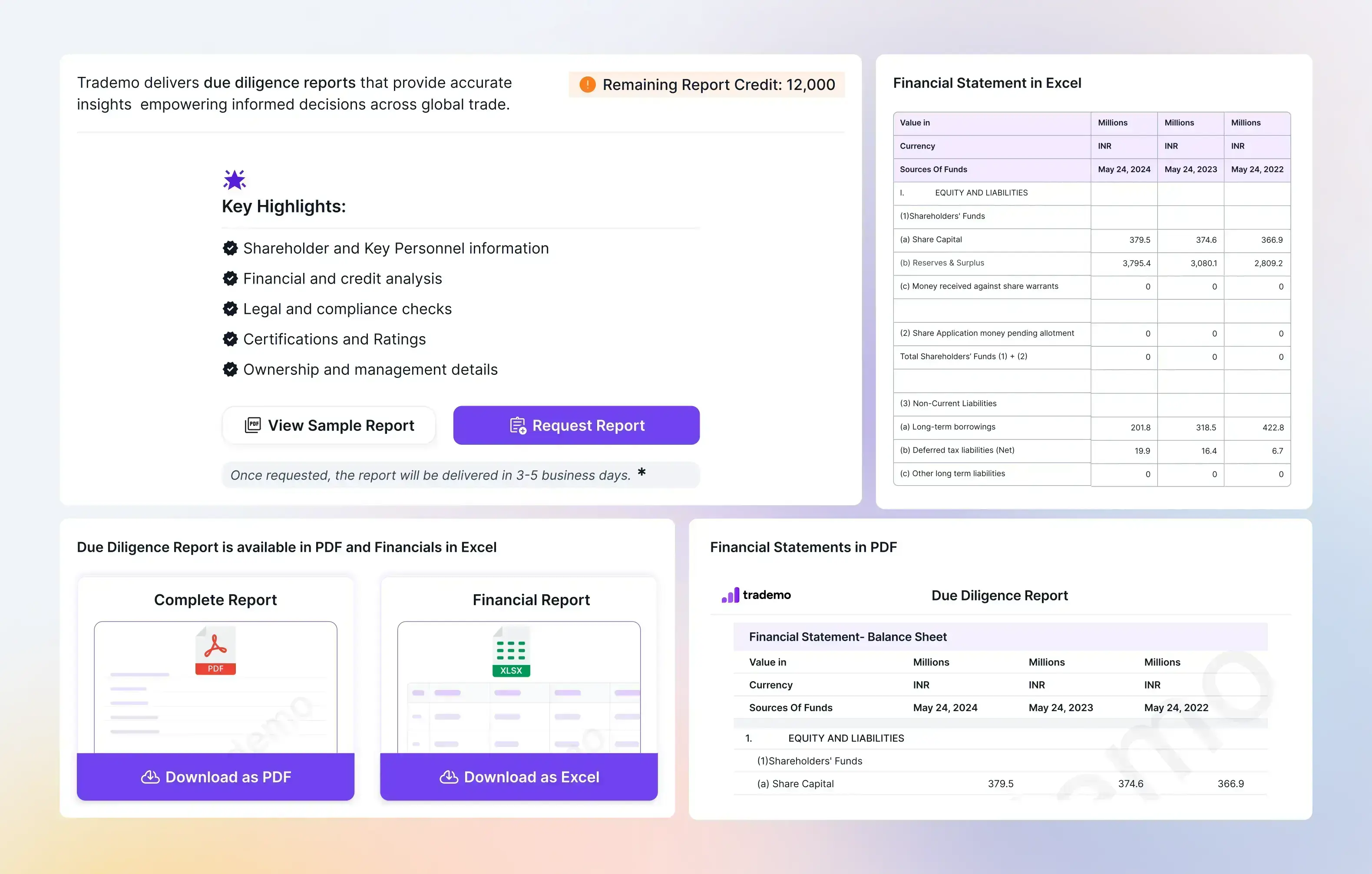 Trademo Due Diligence Report