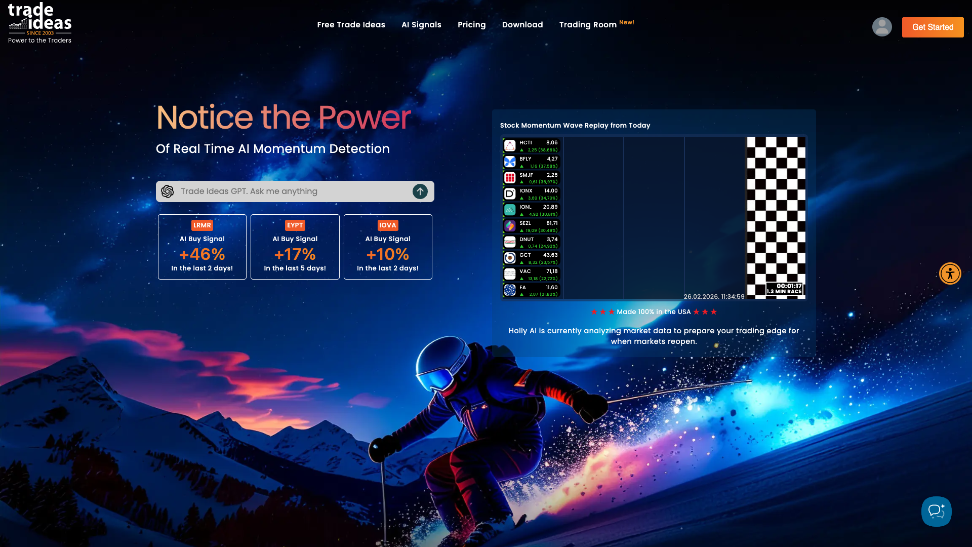 Trade Ideas screenshot