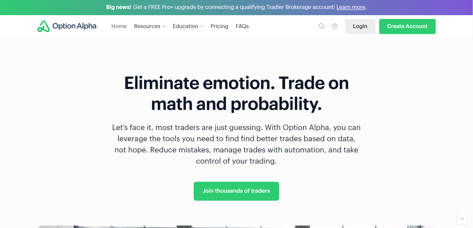 Option Alpha screenshot