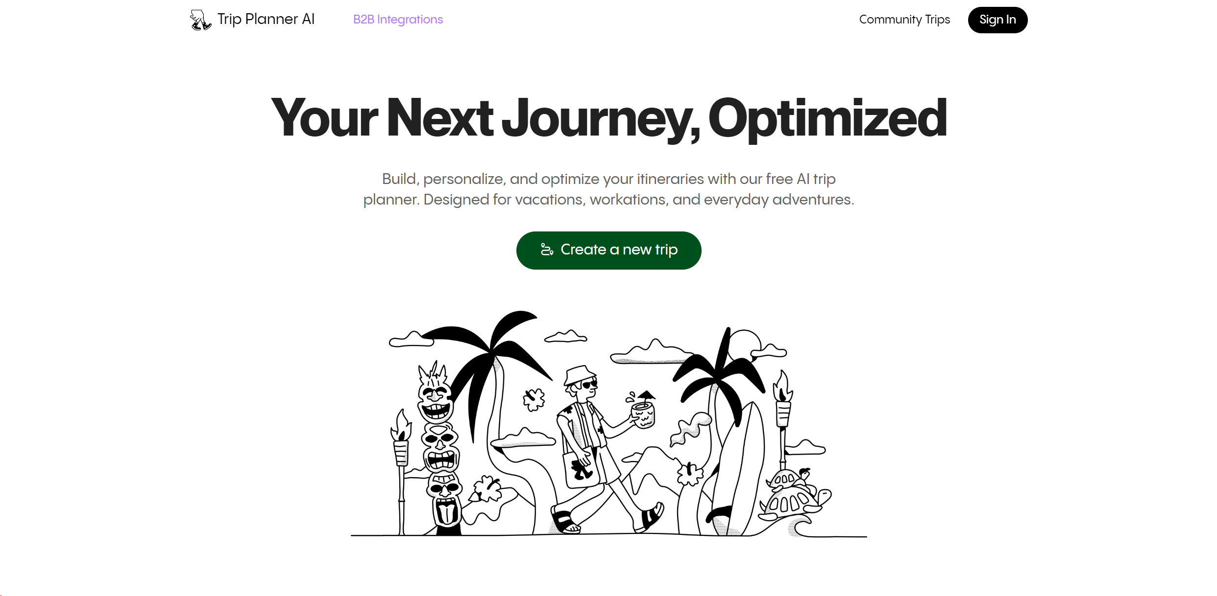 Tripplanner screenshot