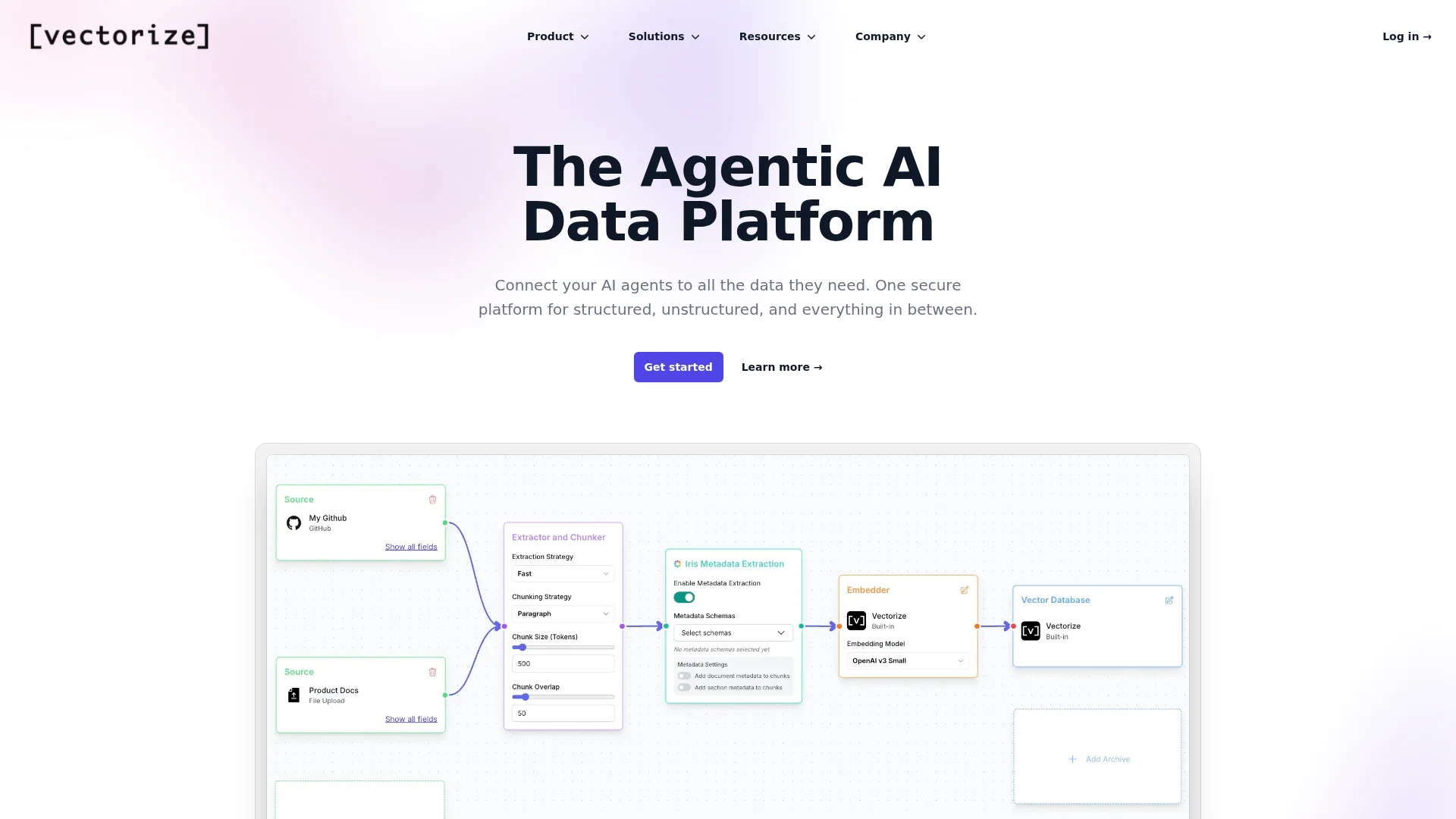 Vectorize screenshot