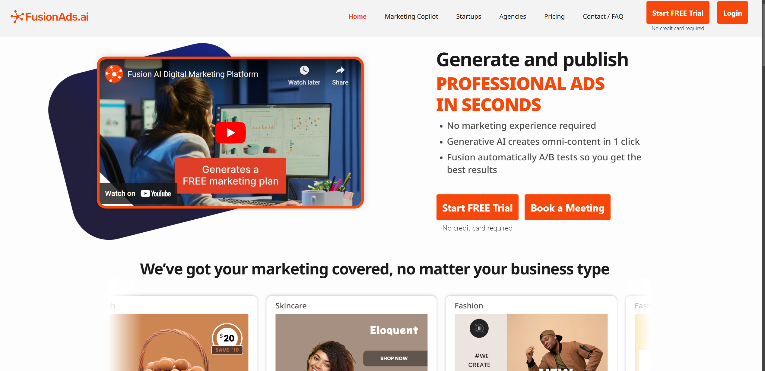 FusionAds.ai screenshot