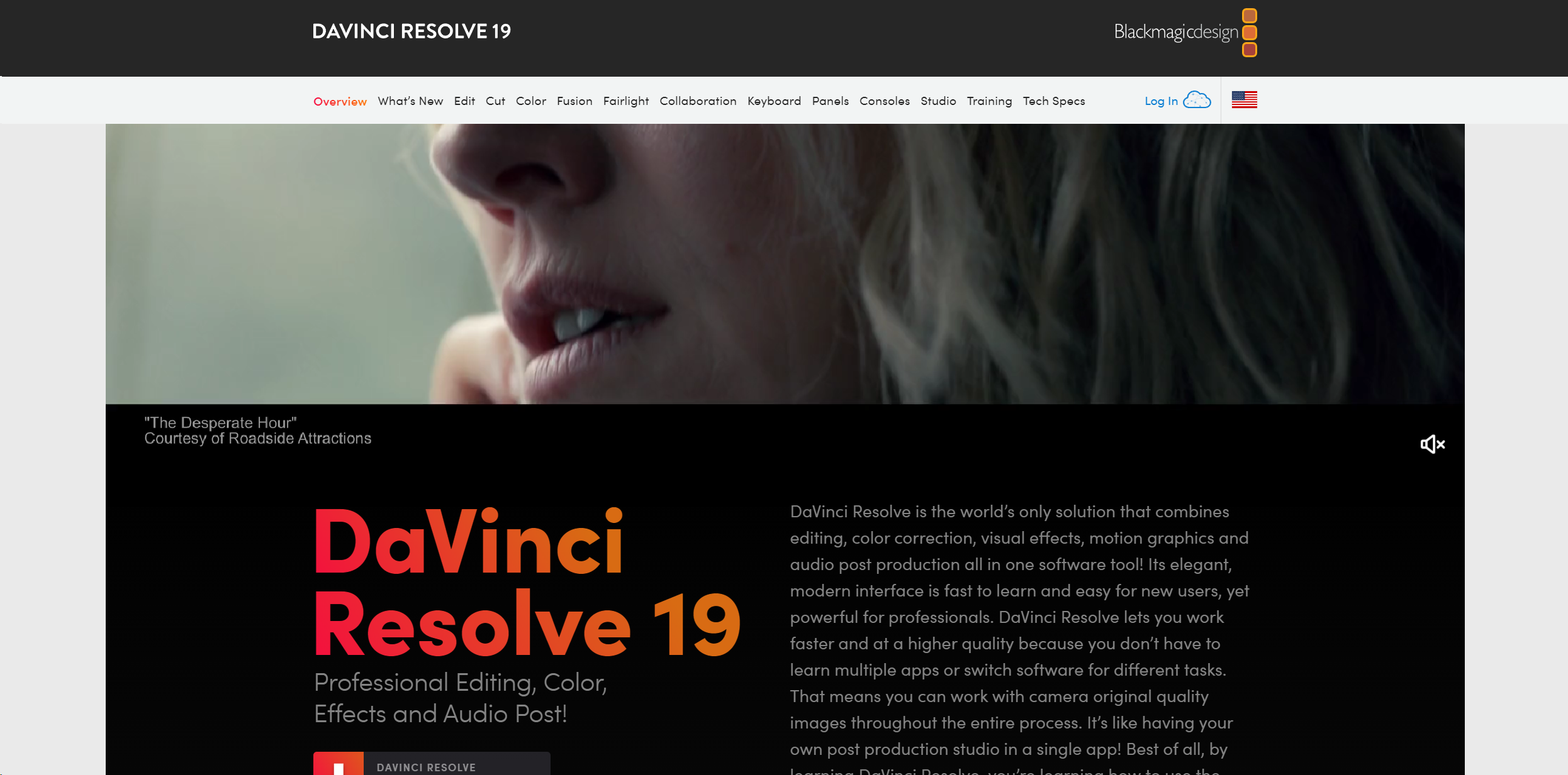 DaVinci Resolve screenshot