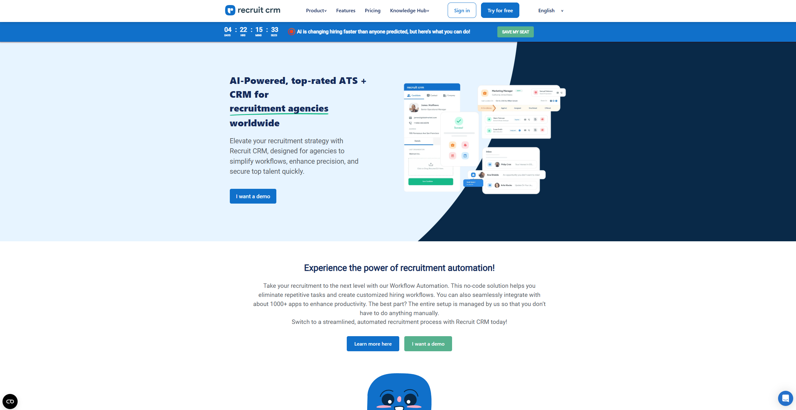 Recruit CRM screenshot