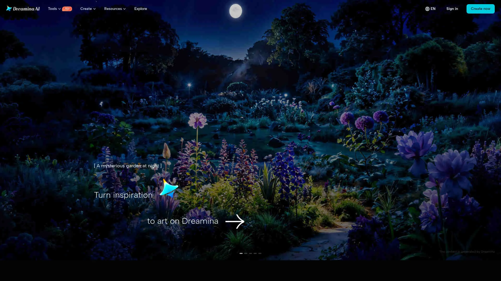Dreamina screenshot