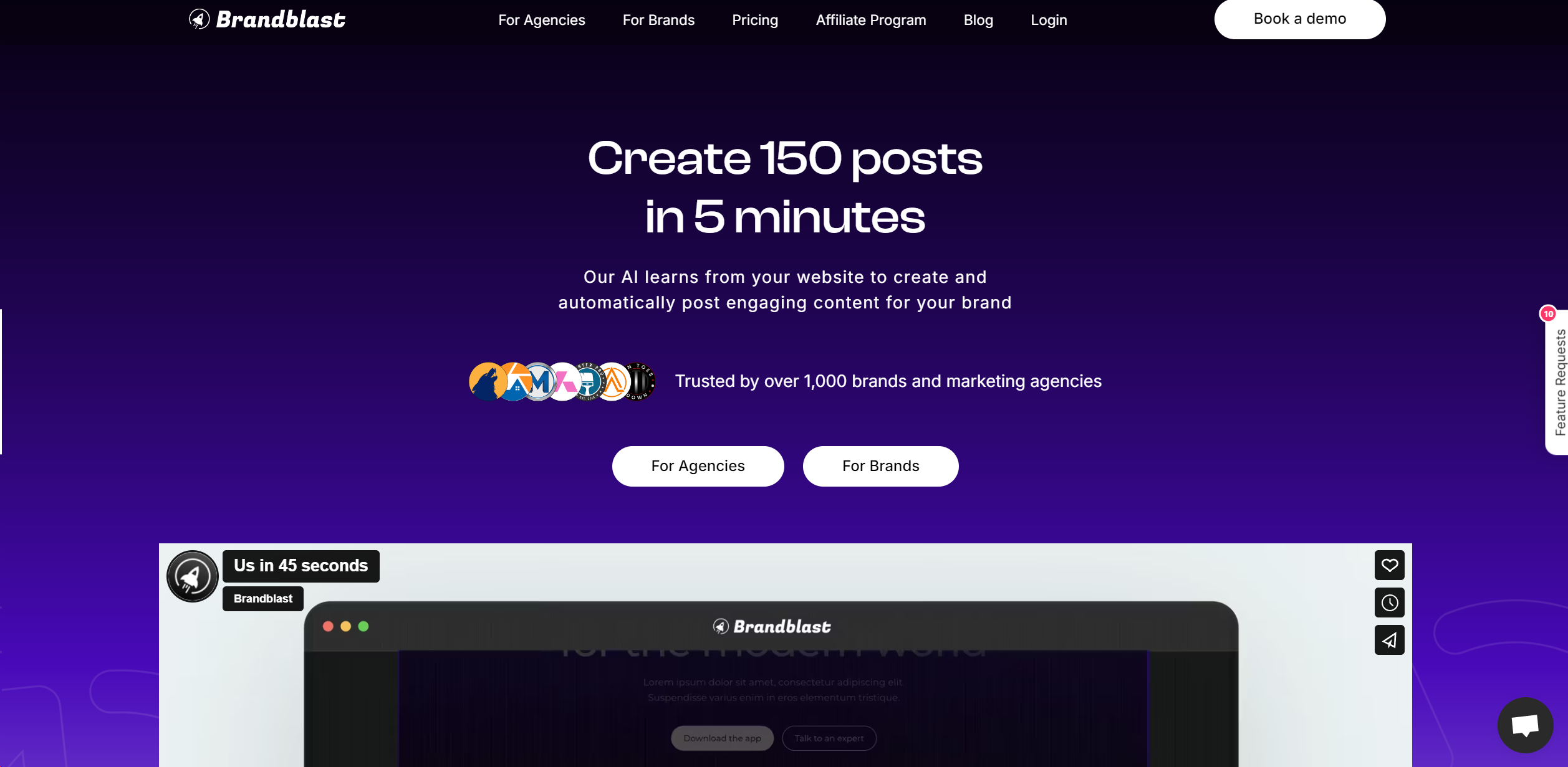 Brandblast.ai screenshot
