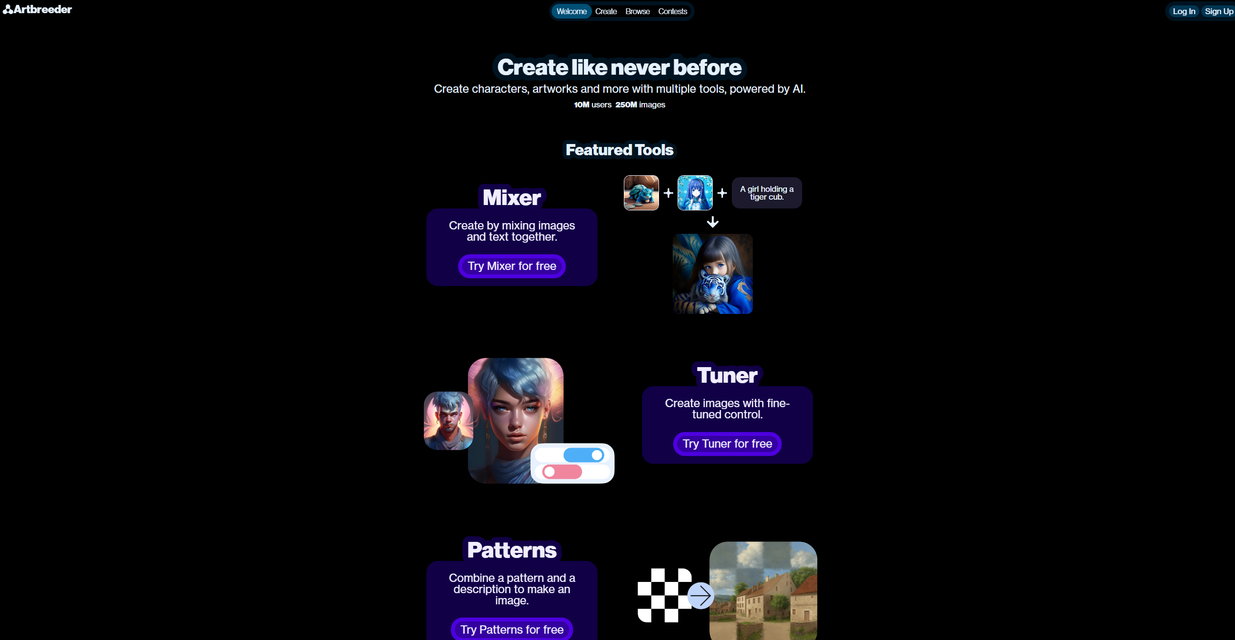 Artbreeder screenshot