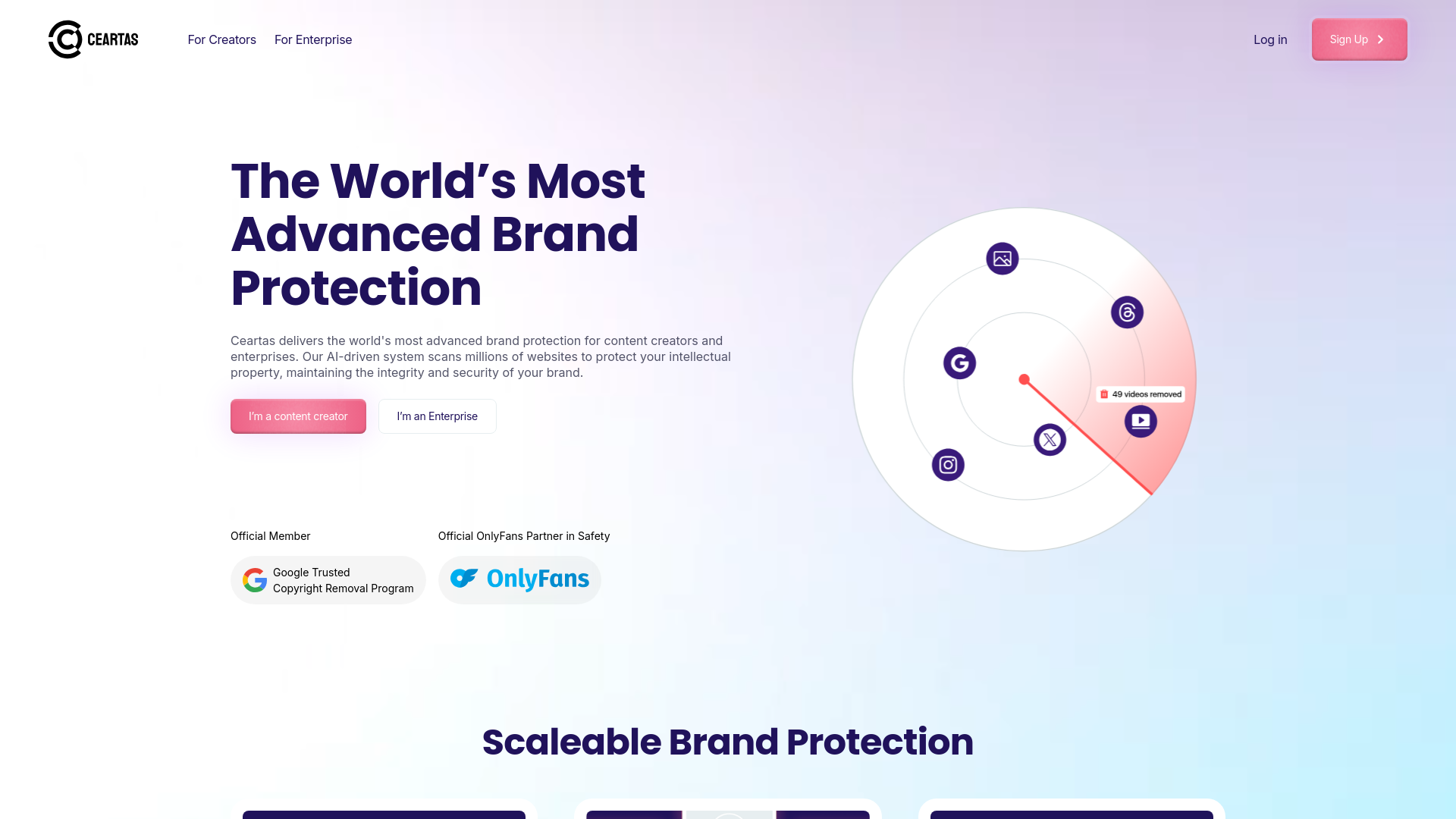 Ceartas DMCA screenshot