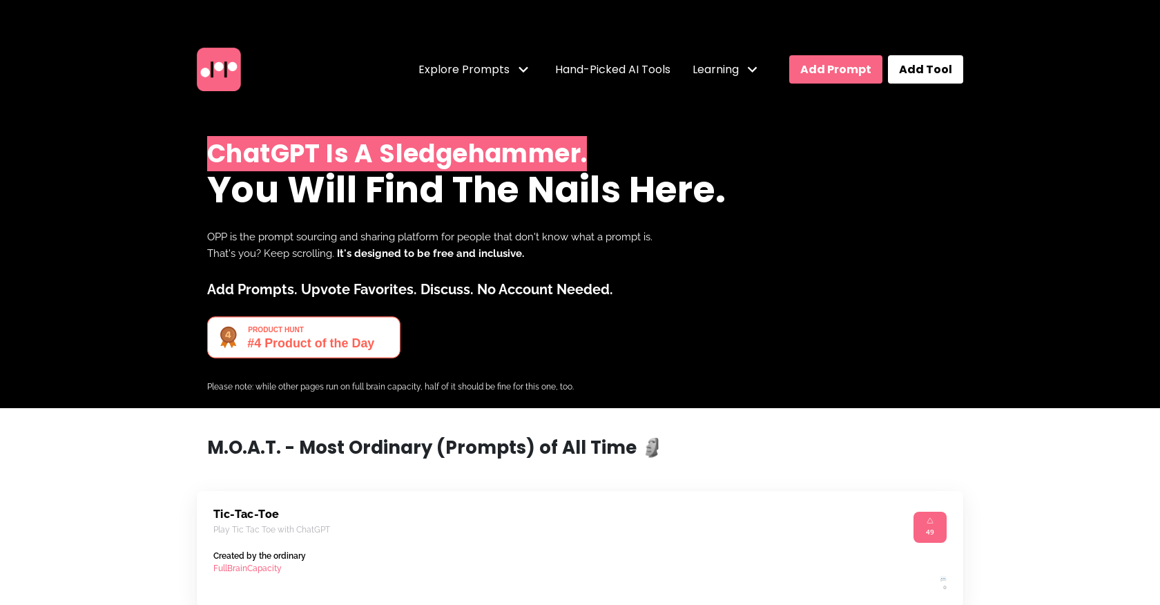 Ordinary People Prompts screenshot