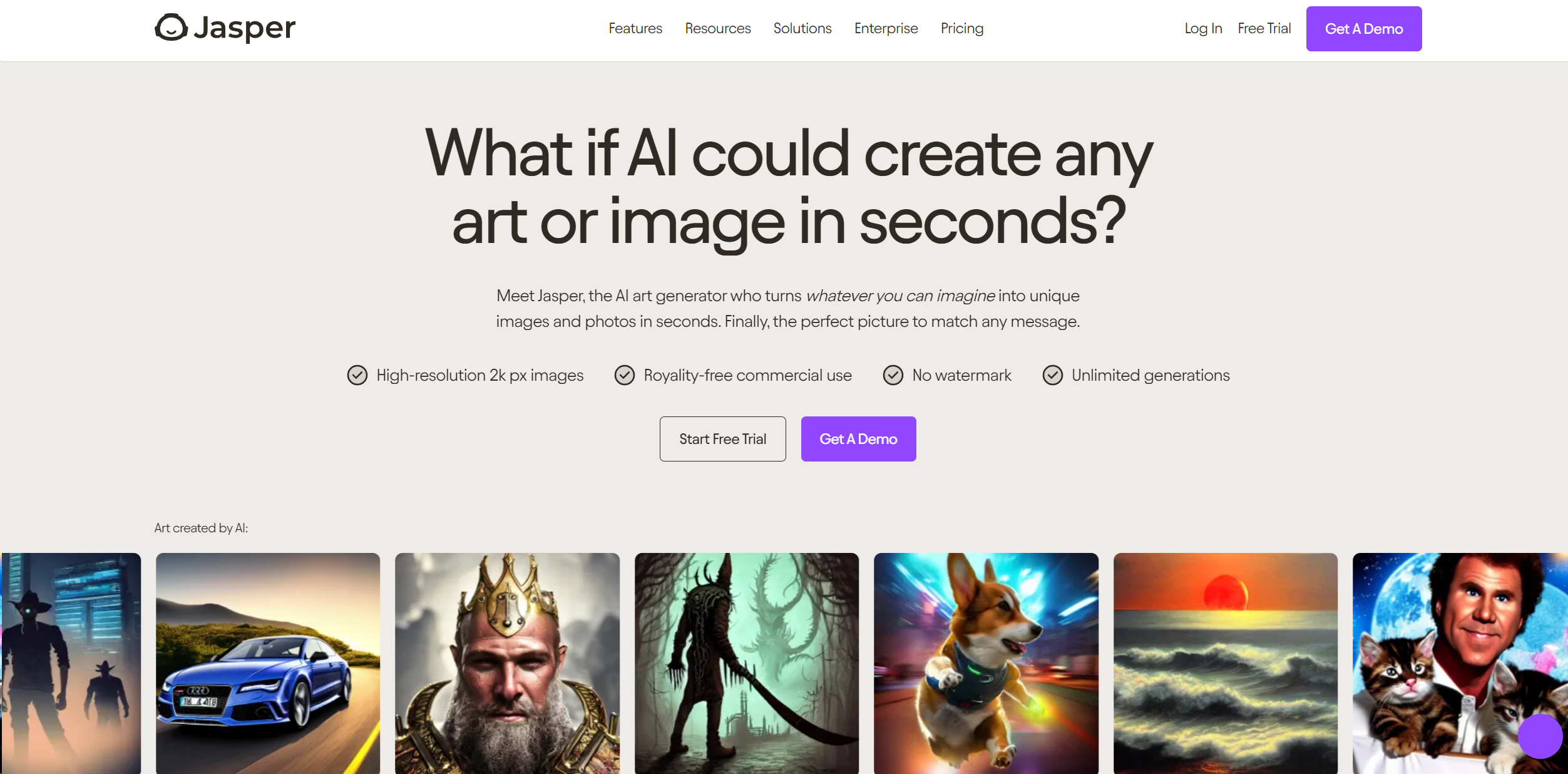 Jasper Art screenshot