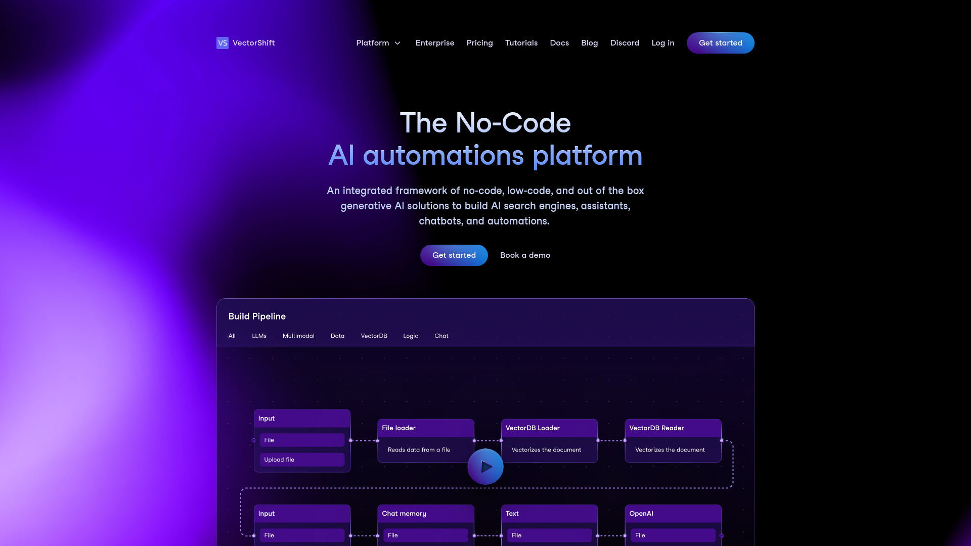 VectorShift screenshot