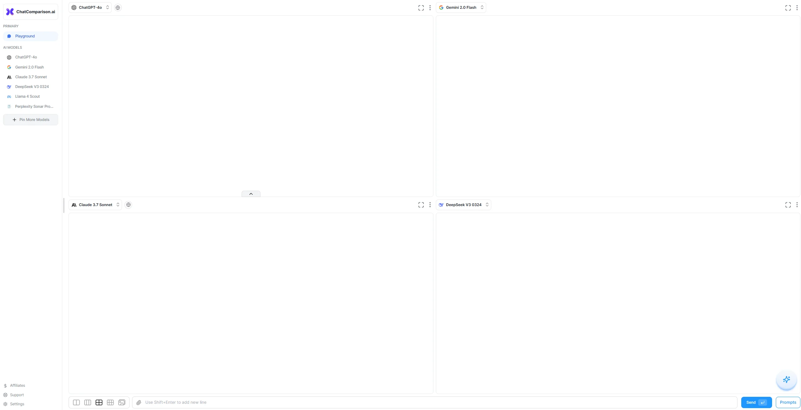 ChatComparison.ai screenshot