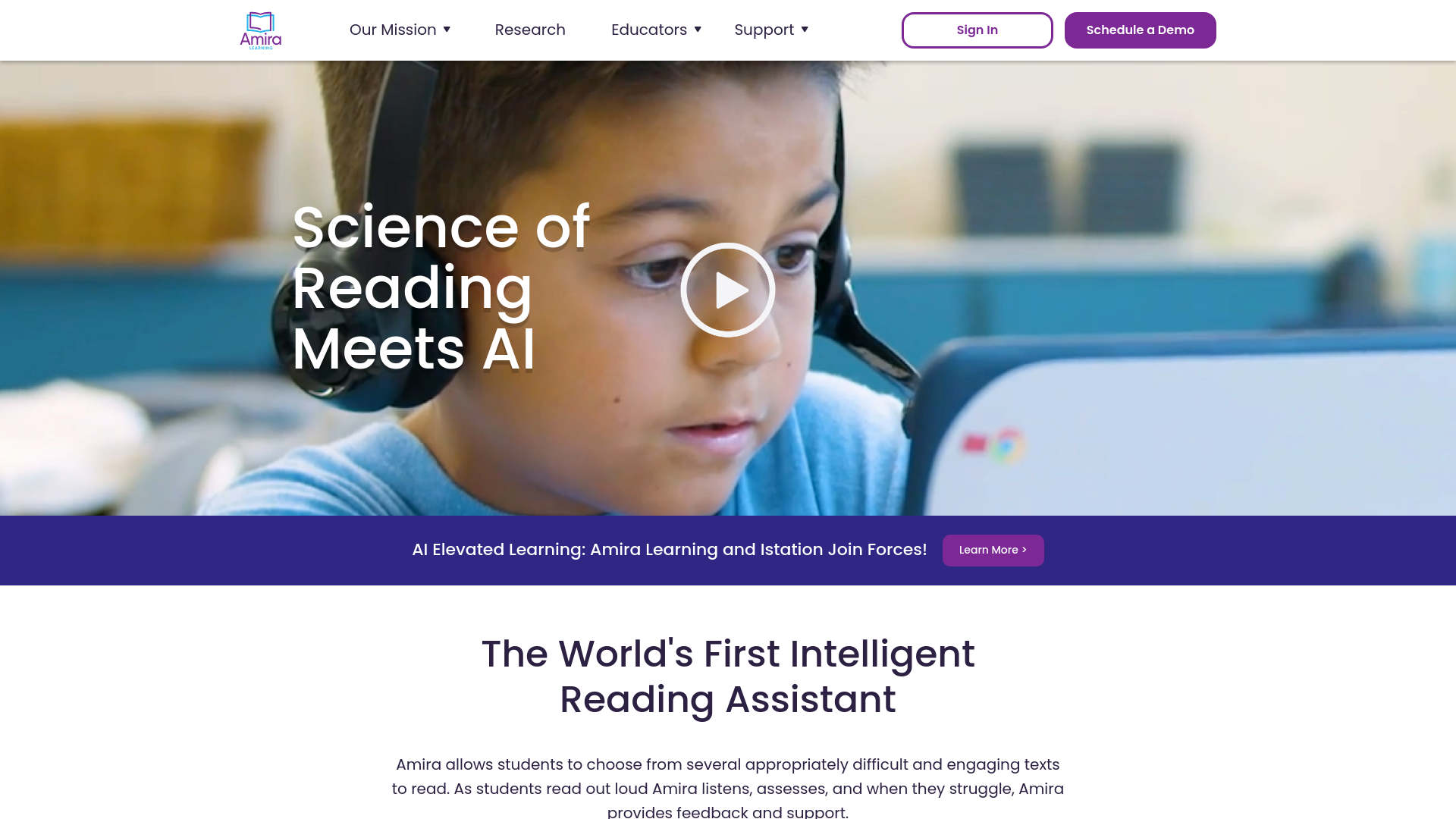 Amira Learning screenshot