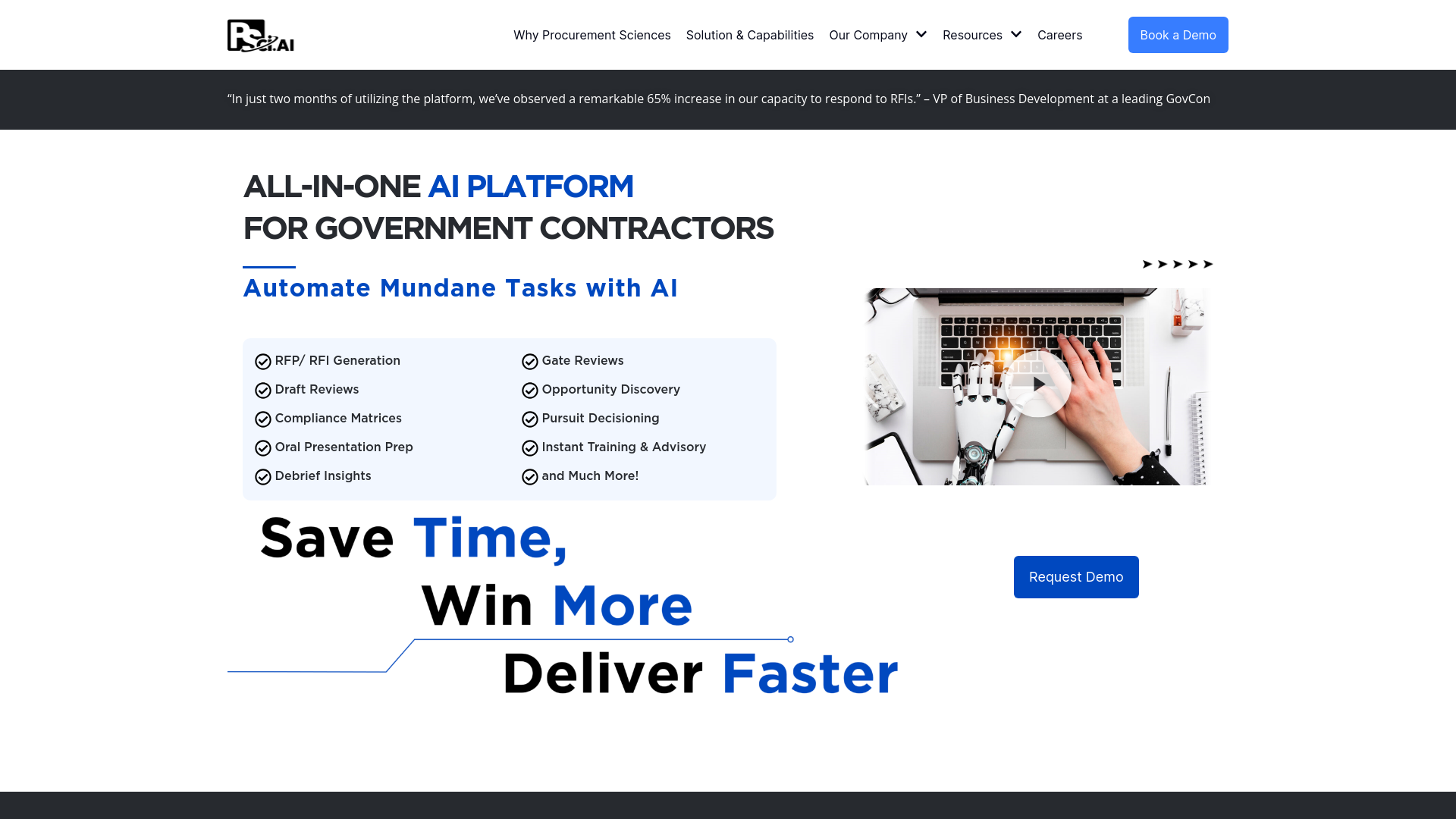 Procurement Sciences AI screenshot