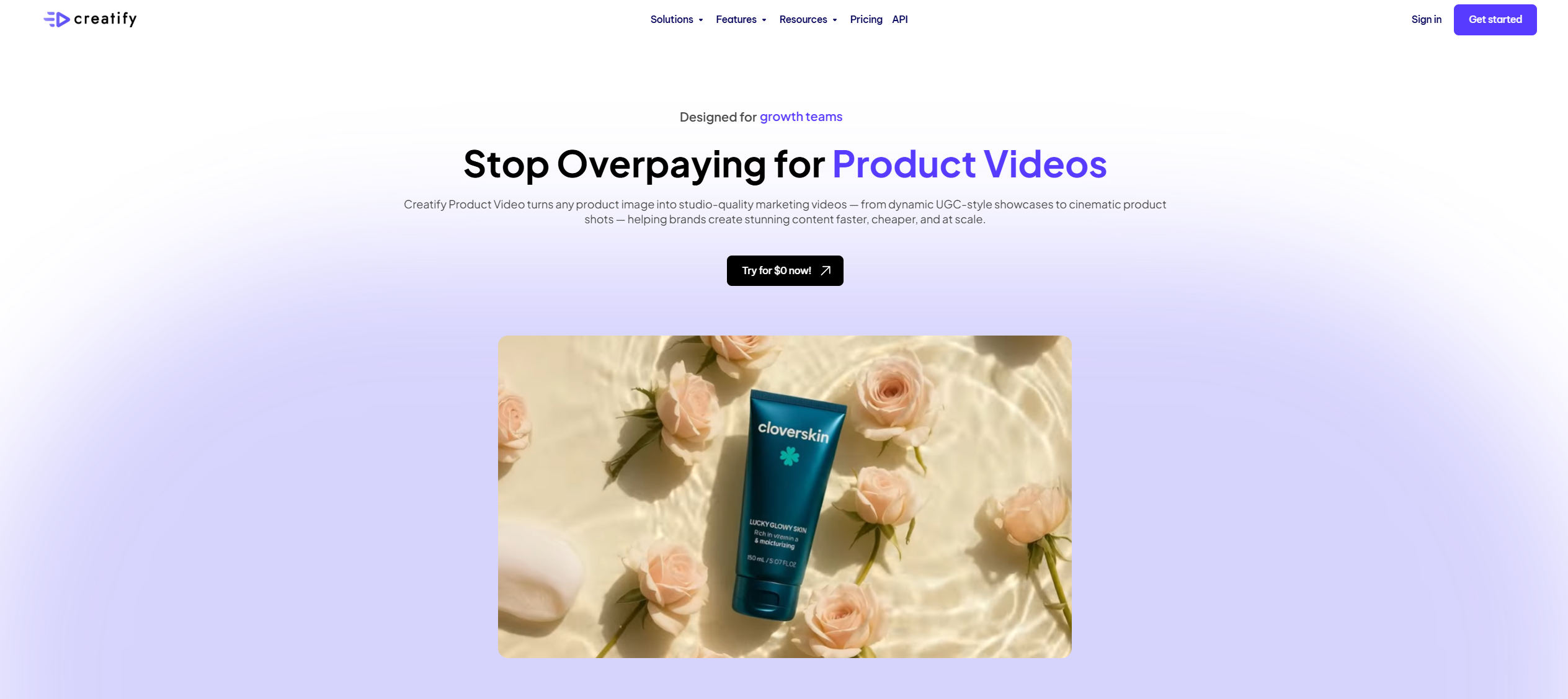 Creatify AI Product Video Generator screenshot