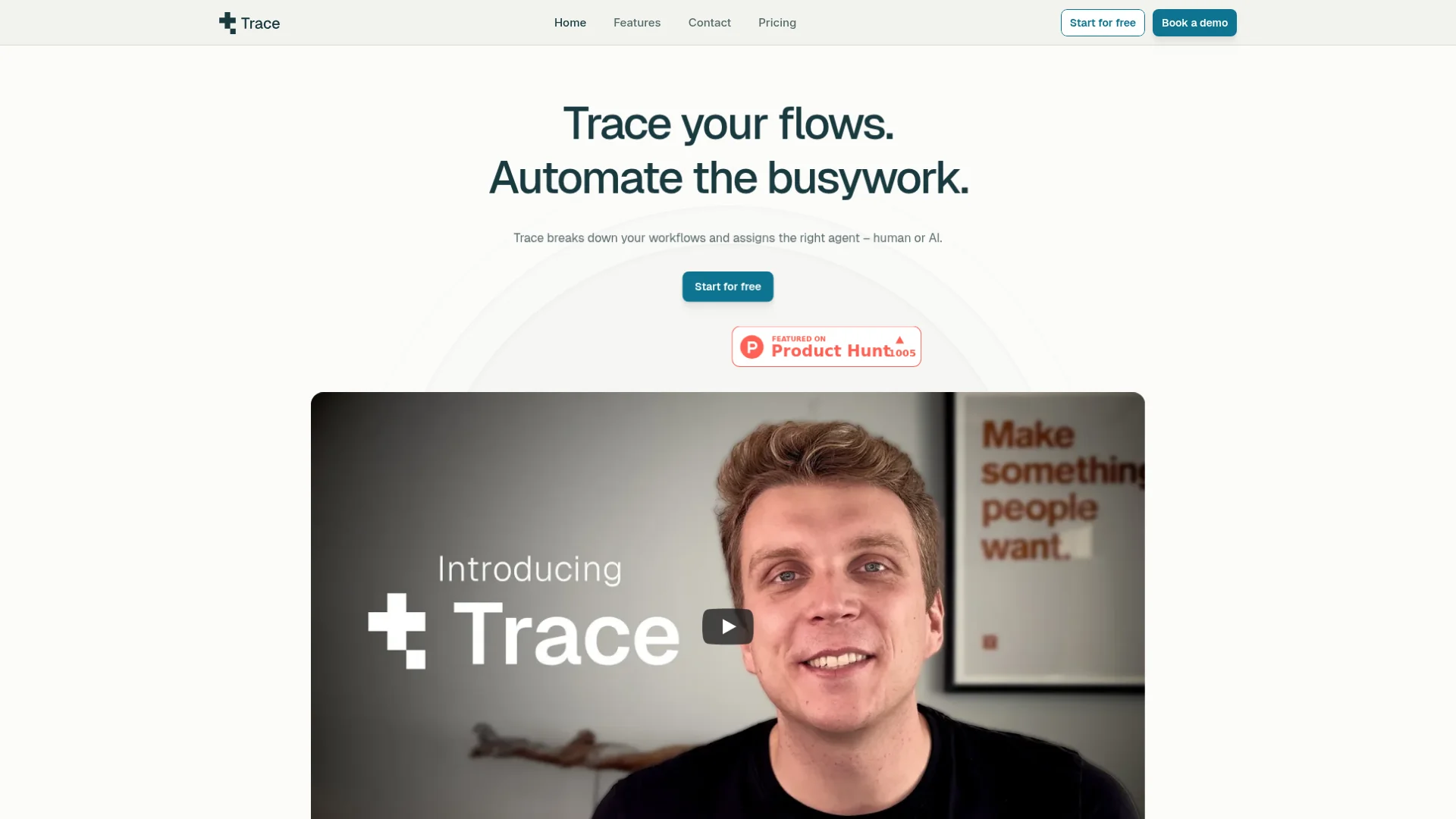 Trace screenshot