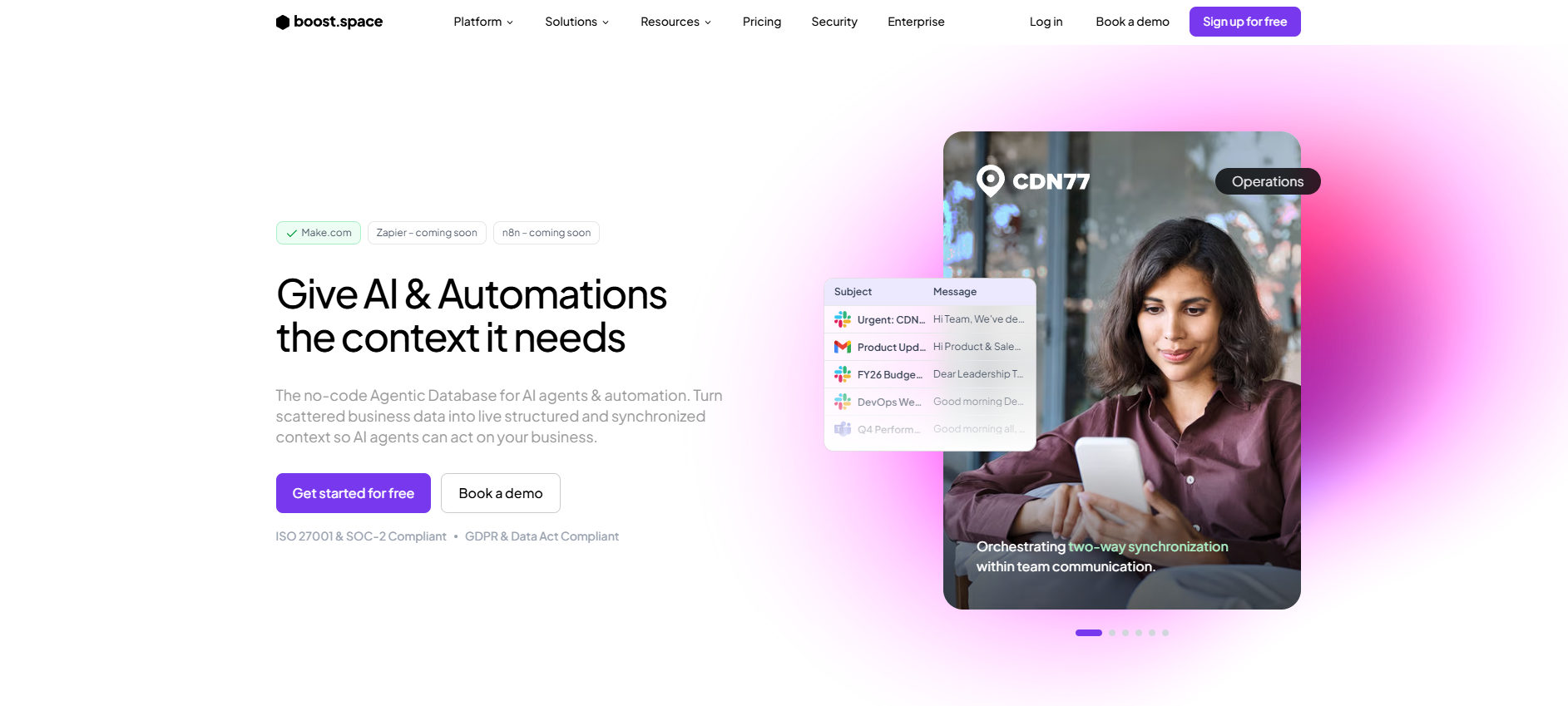 boost.space screenshot