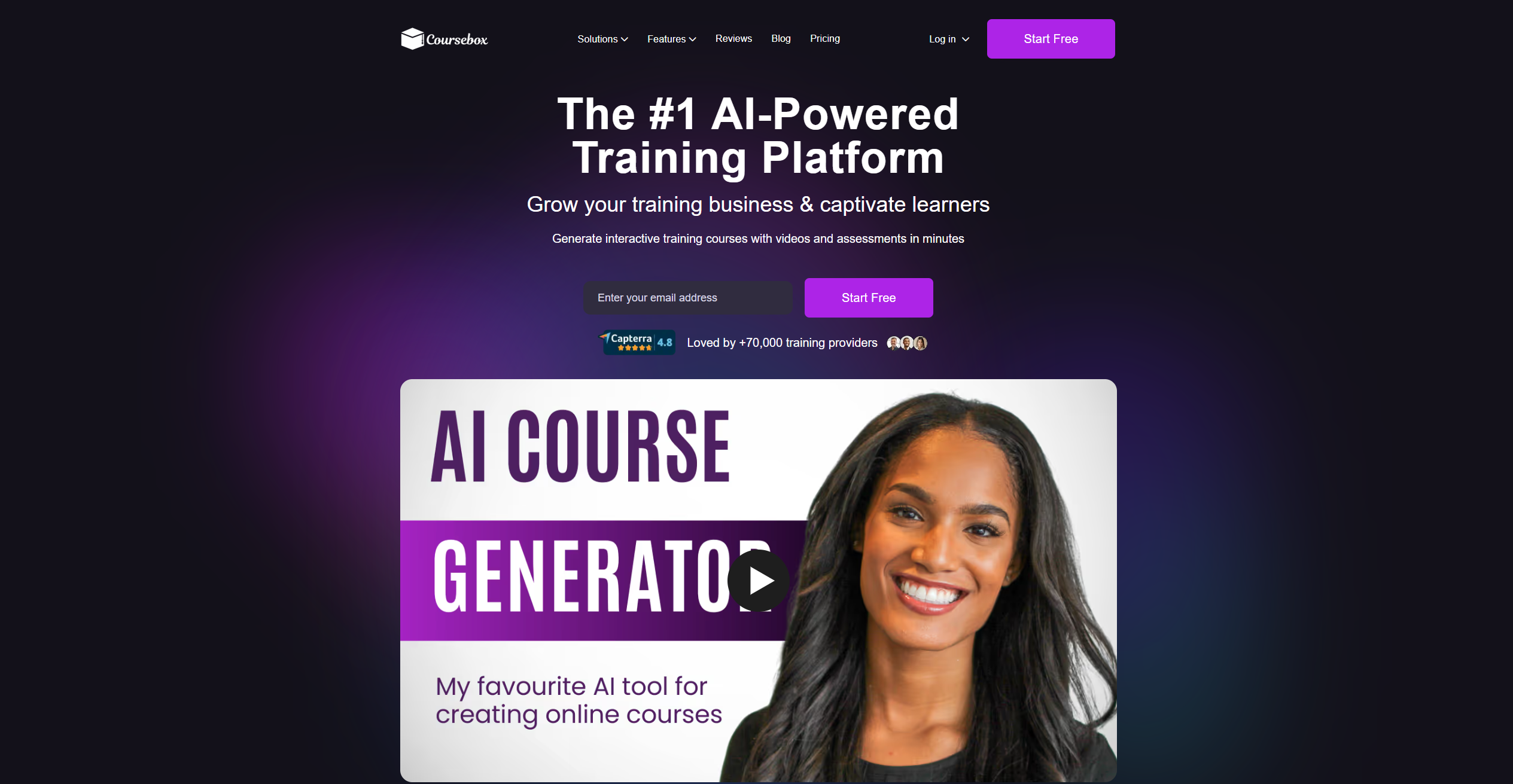 Coursebox screenshot