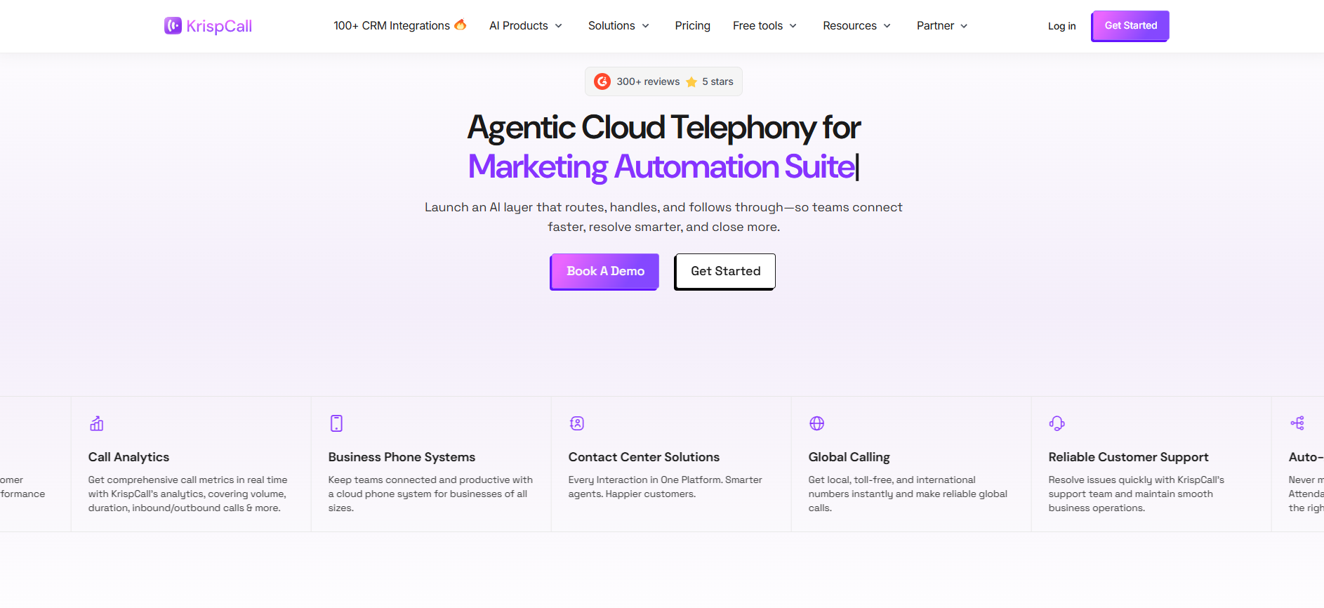 KrispCall screenshot