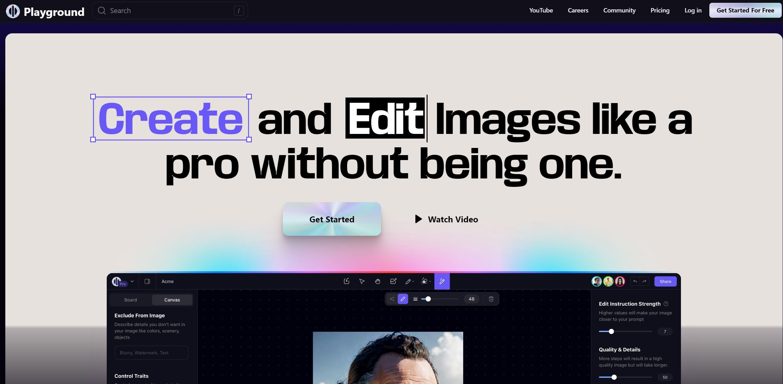 Playground AI screenshot