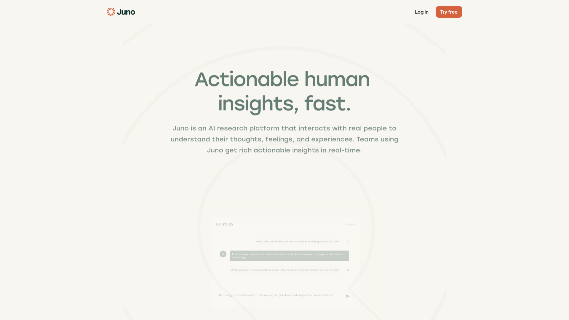 Juno Research screenshot