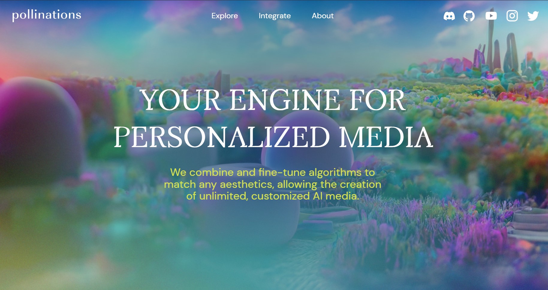 Pollinations screenshot