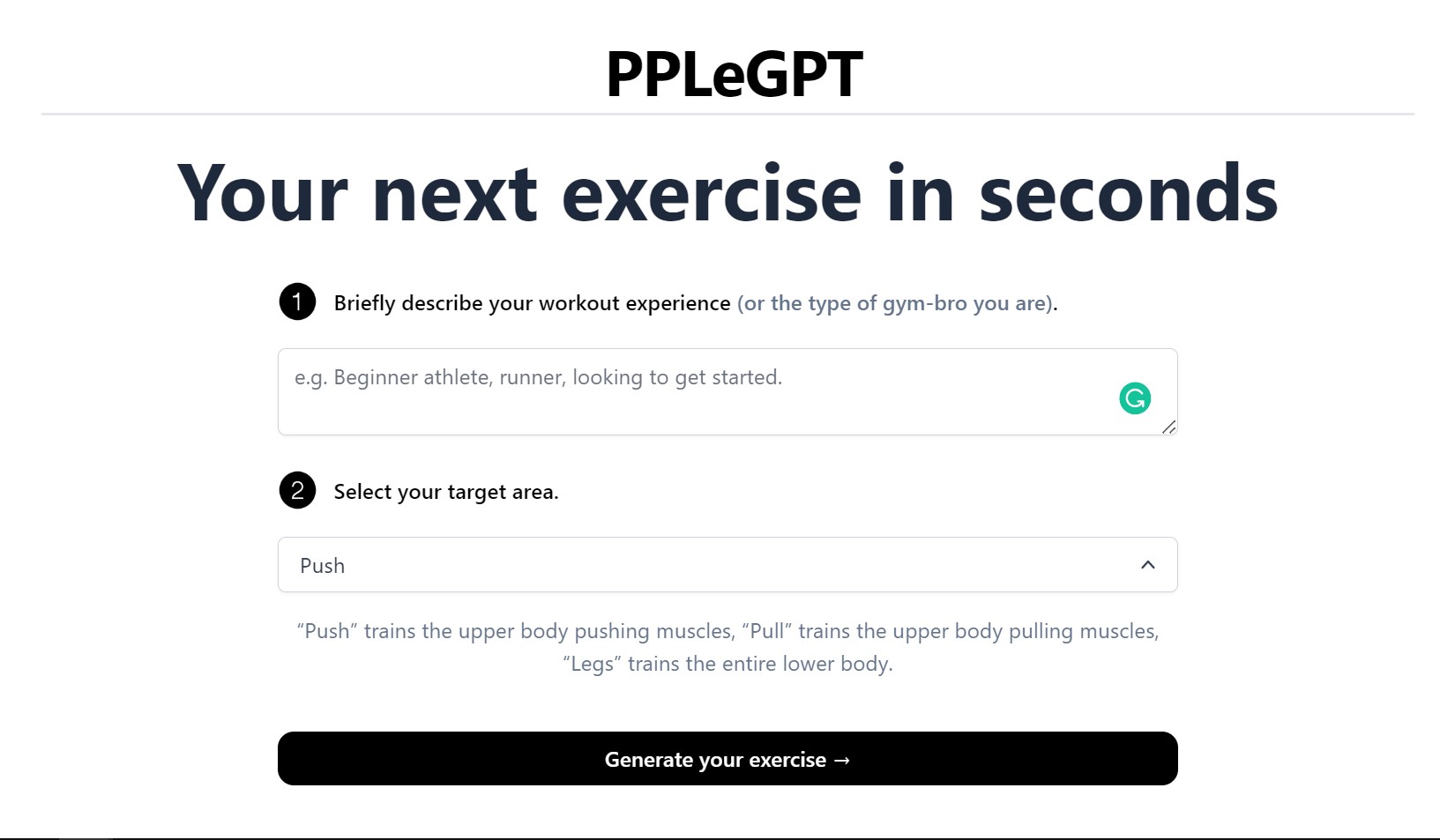 PPLEGPT screenshot