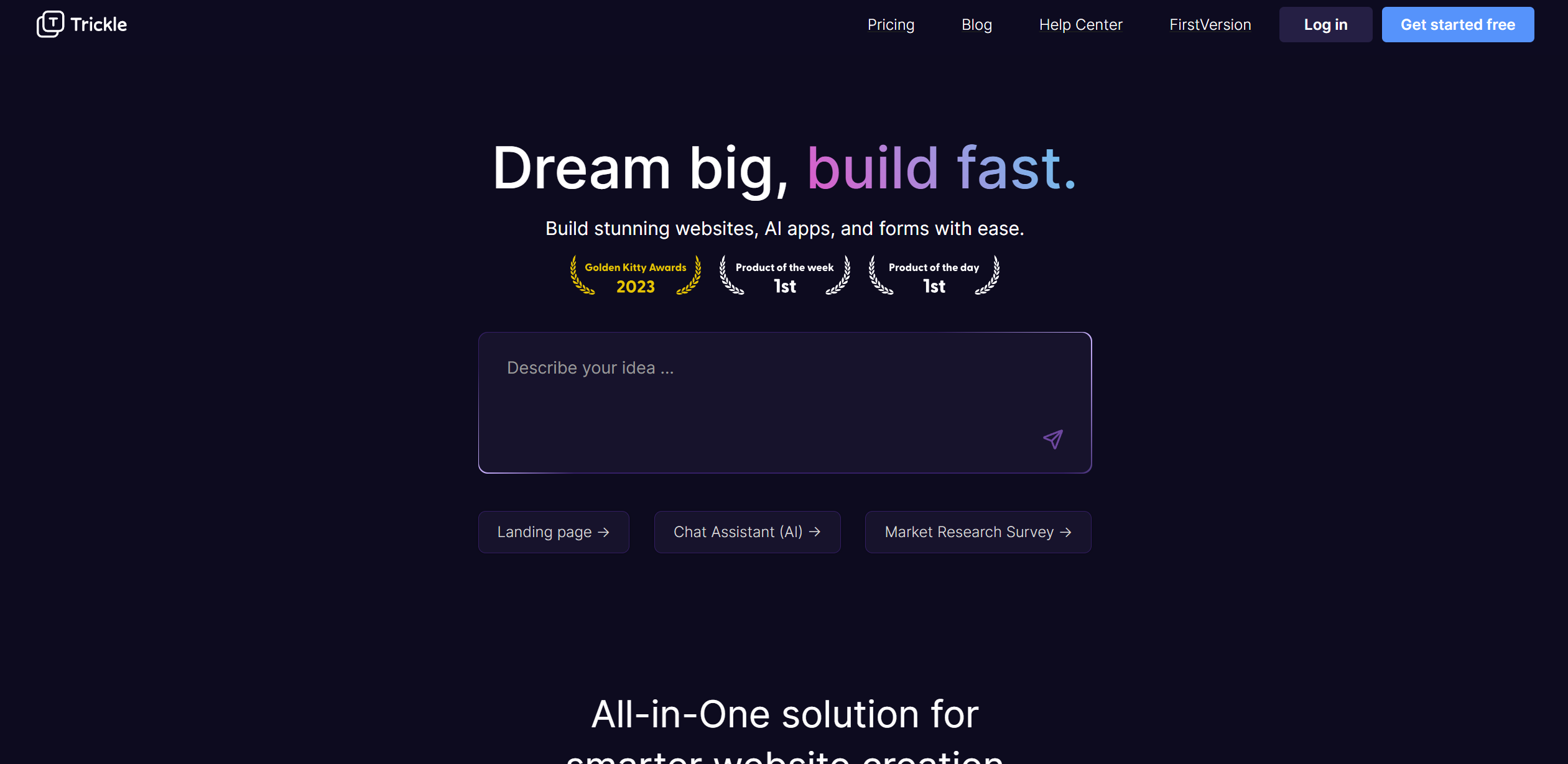 Trickle AI screenshot