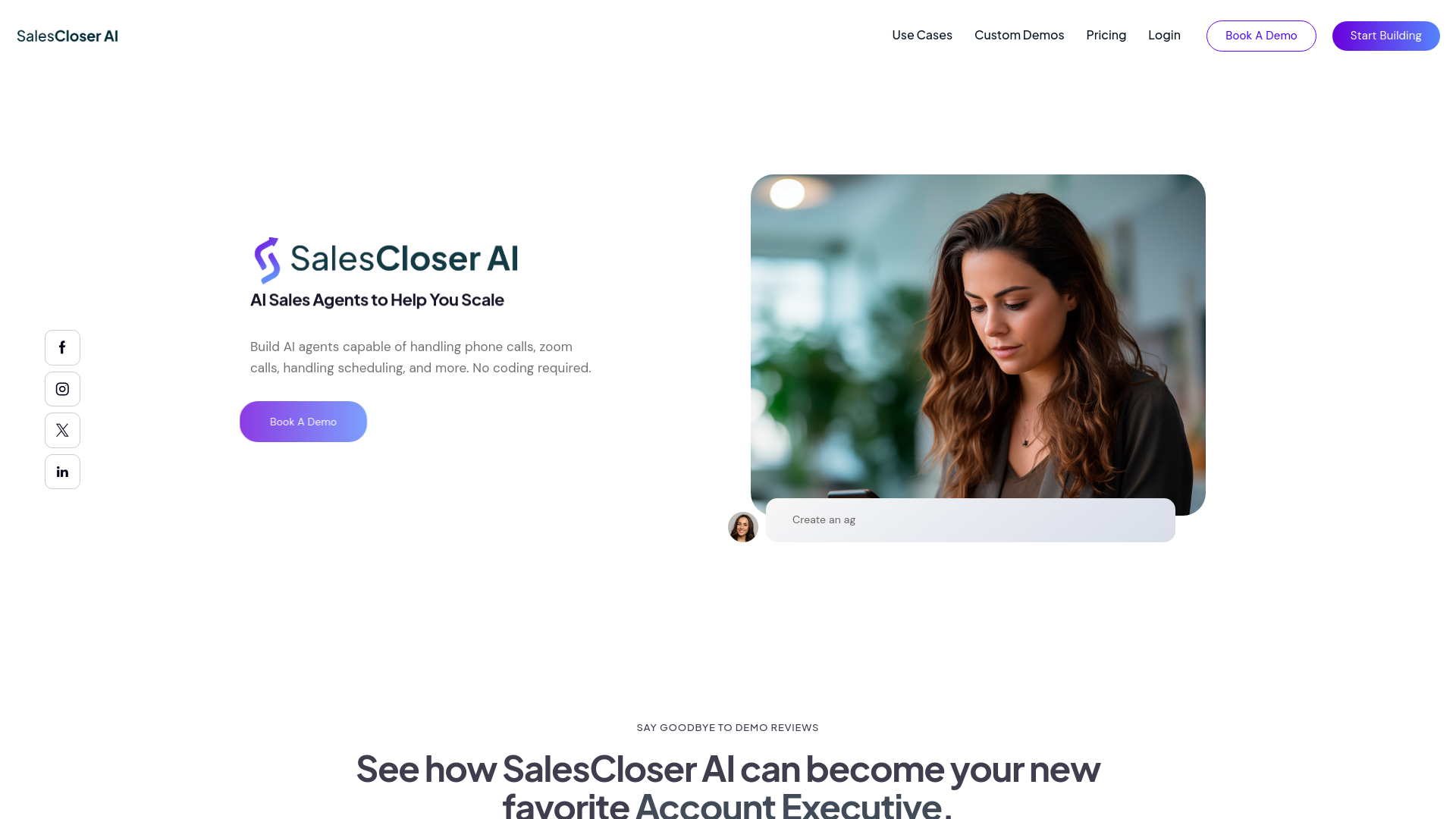 SalesCloser AI screenshot