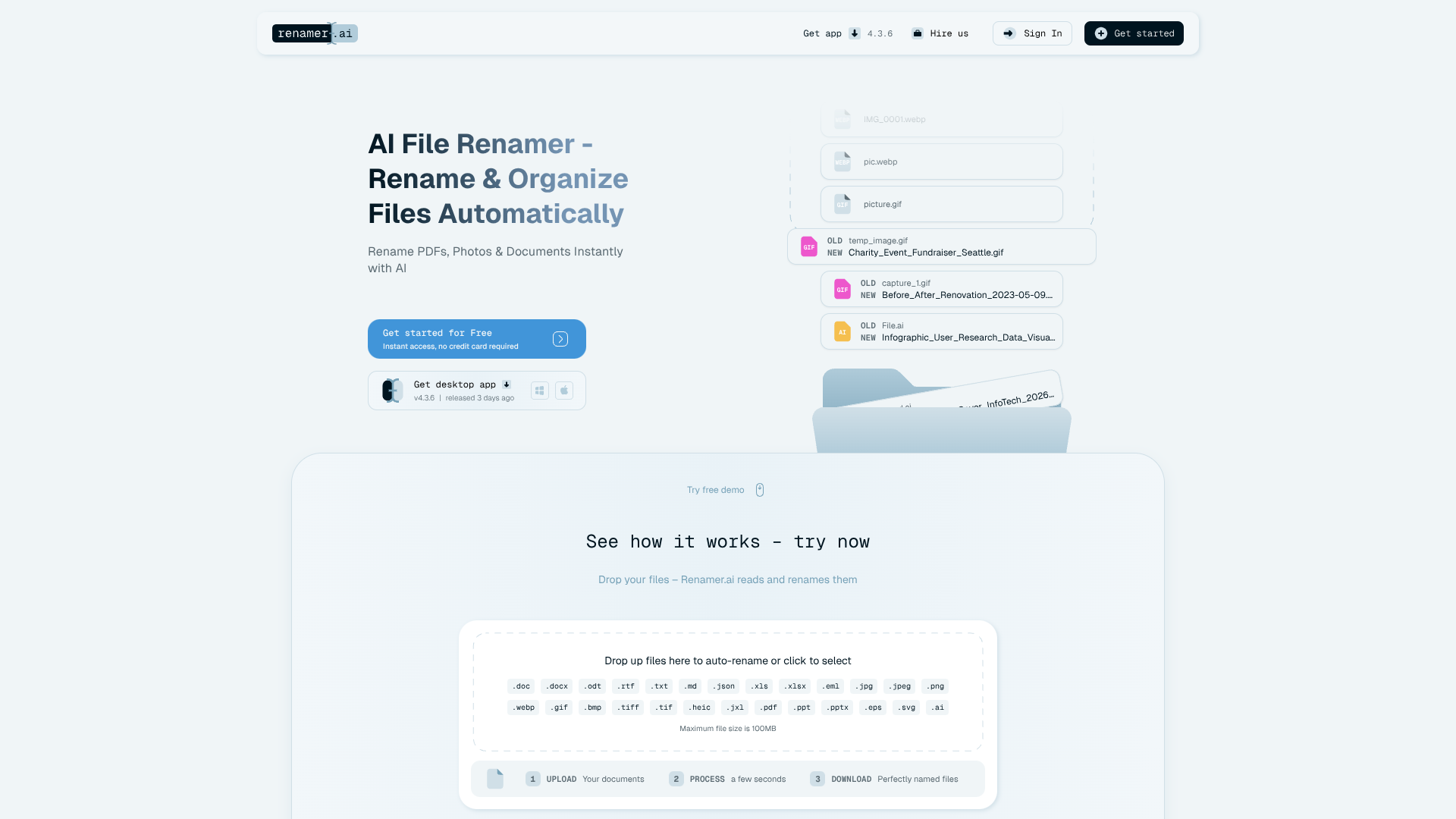 Renamer.ai screenshot
