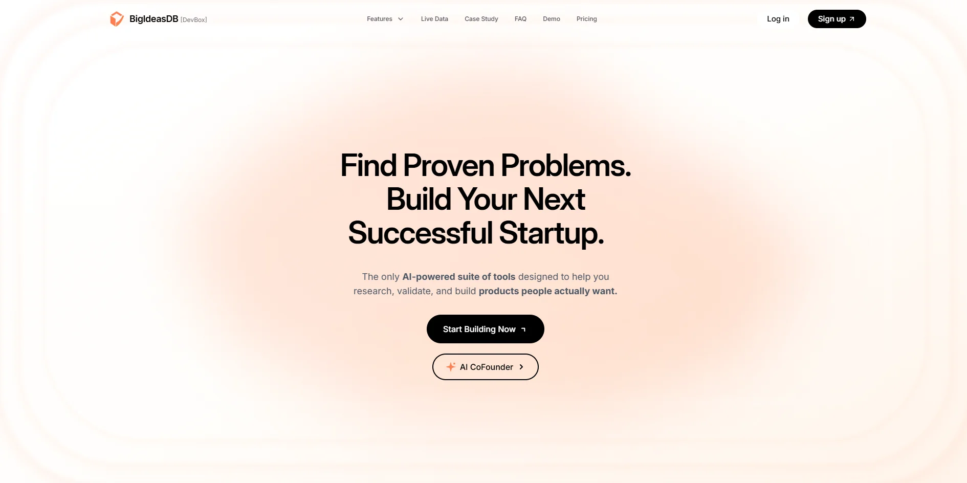 BigIdeasDB screenshot