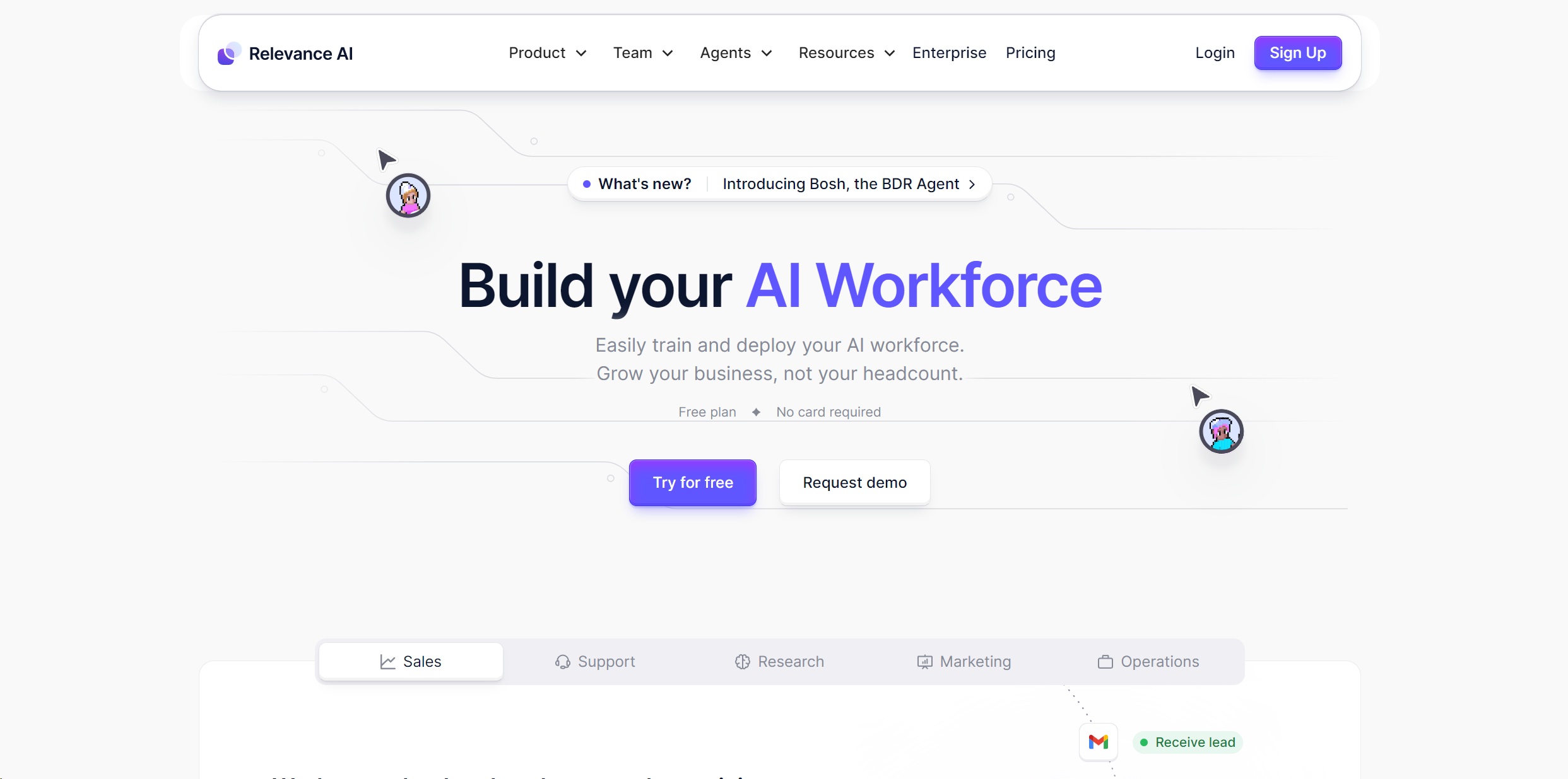 Relevance AI screenshot