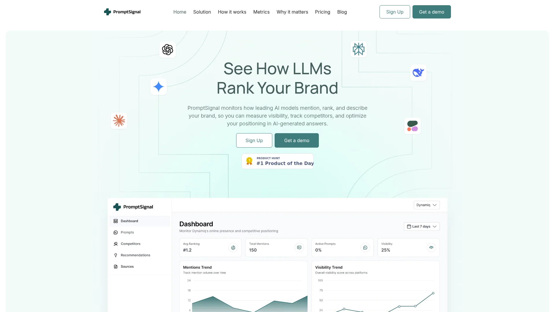 PromptSignal screenshot