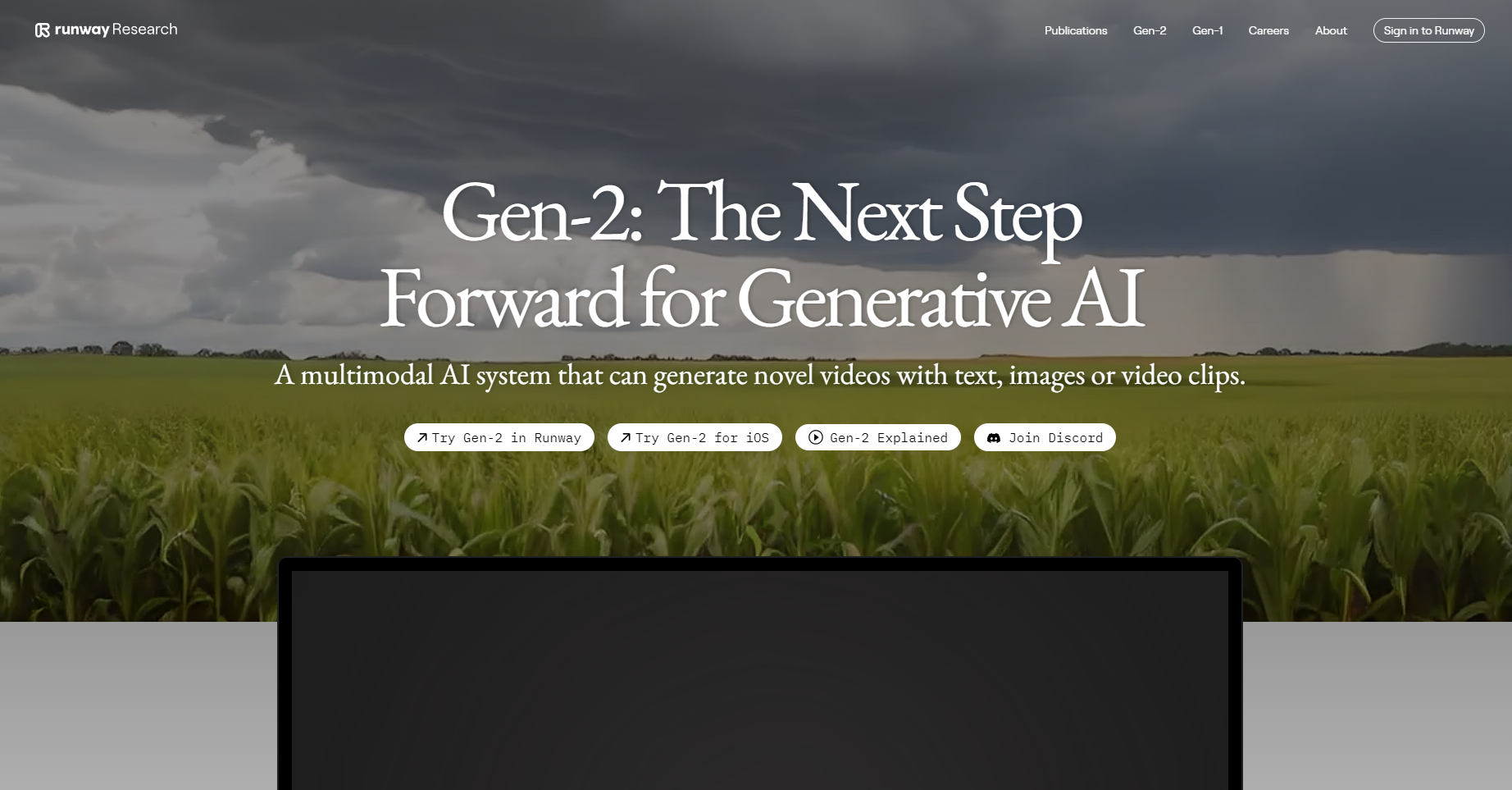 Gen-2 by Runway screenshot