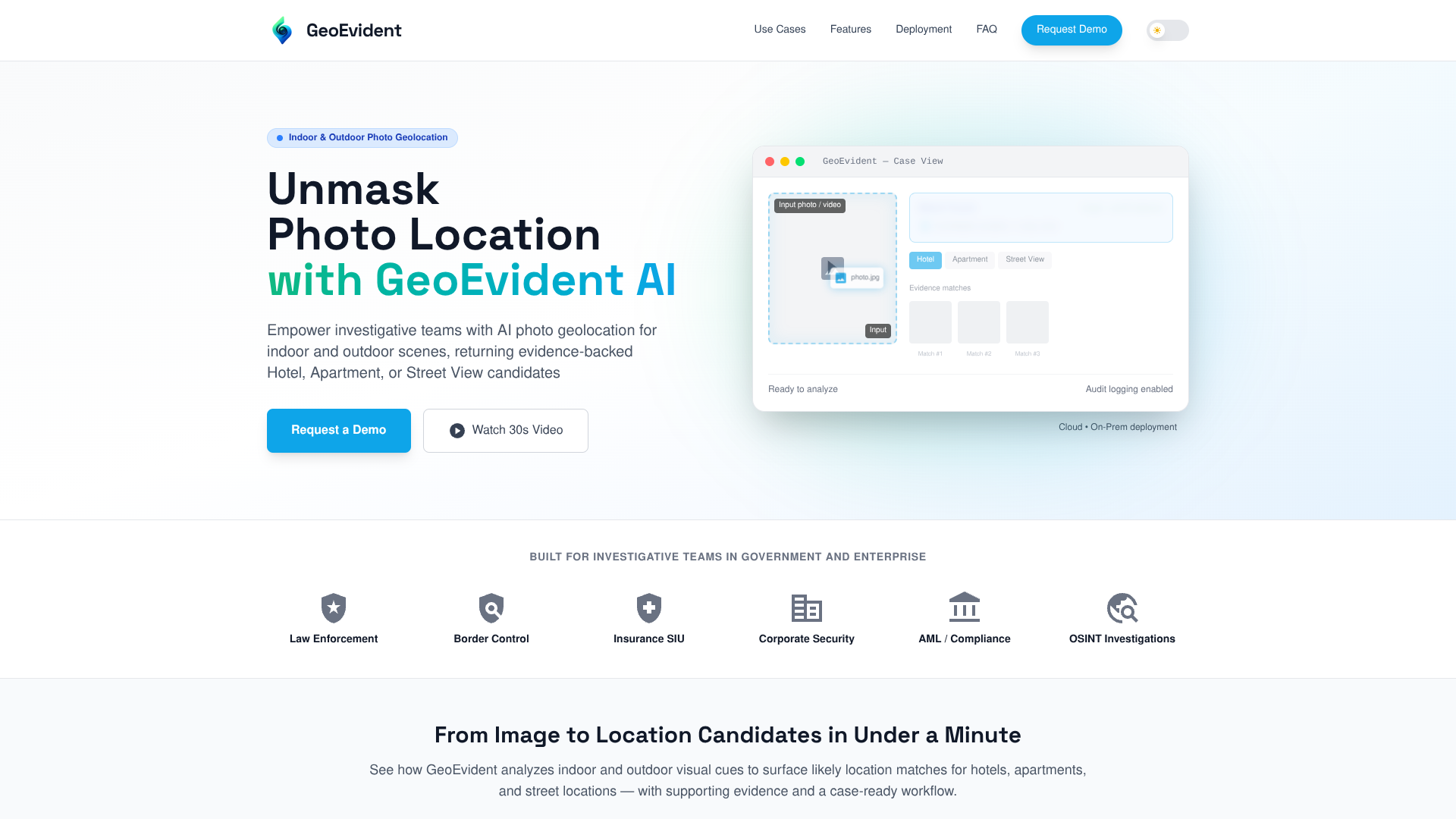 GeoEvident screenshot