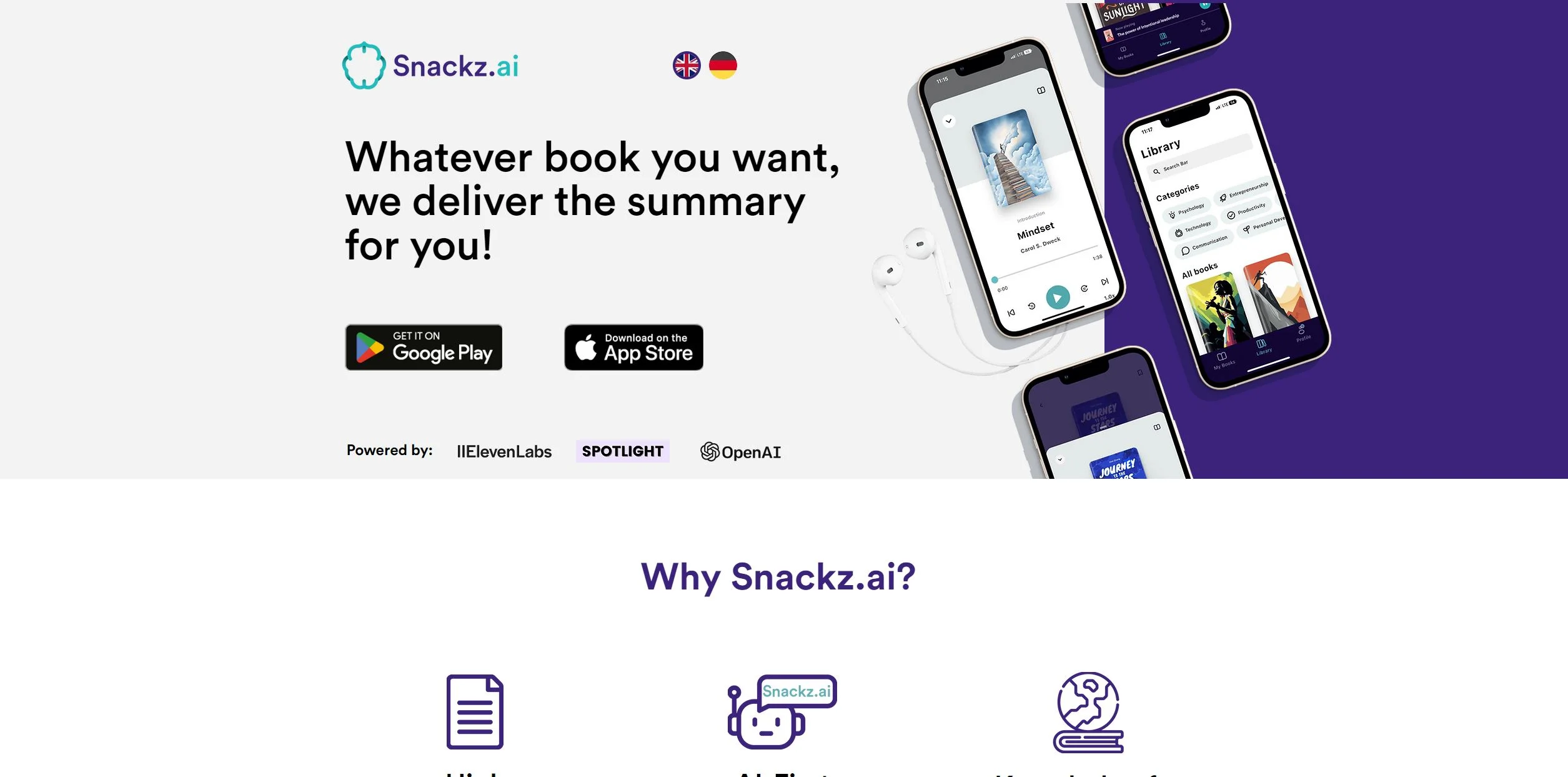 Snackz AI screenshot