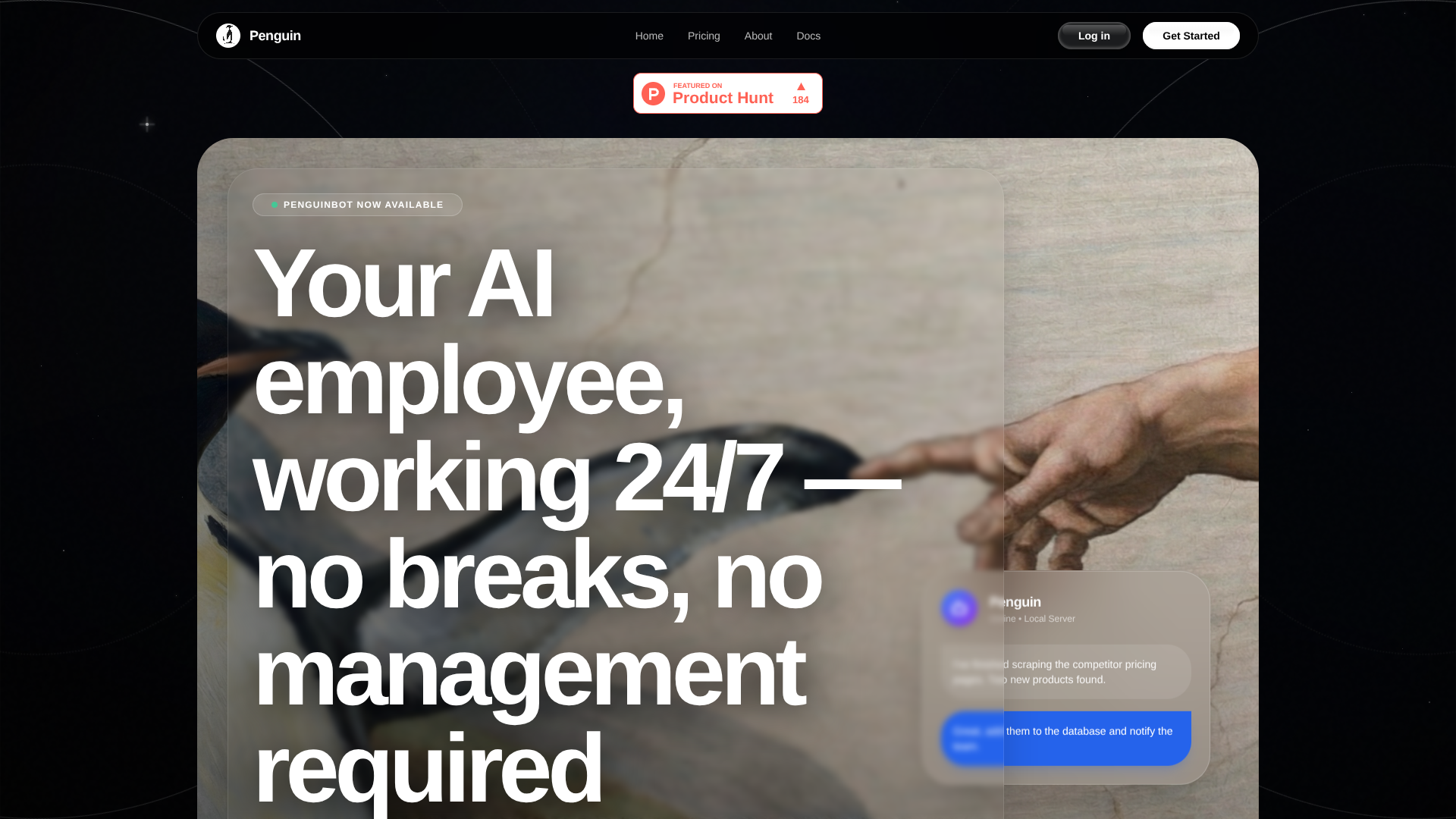 PenguinBot screenshot