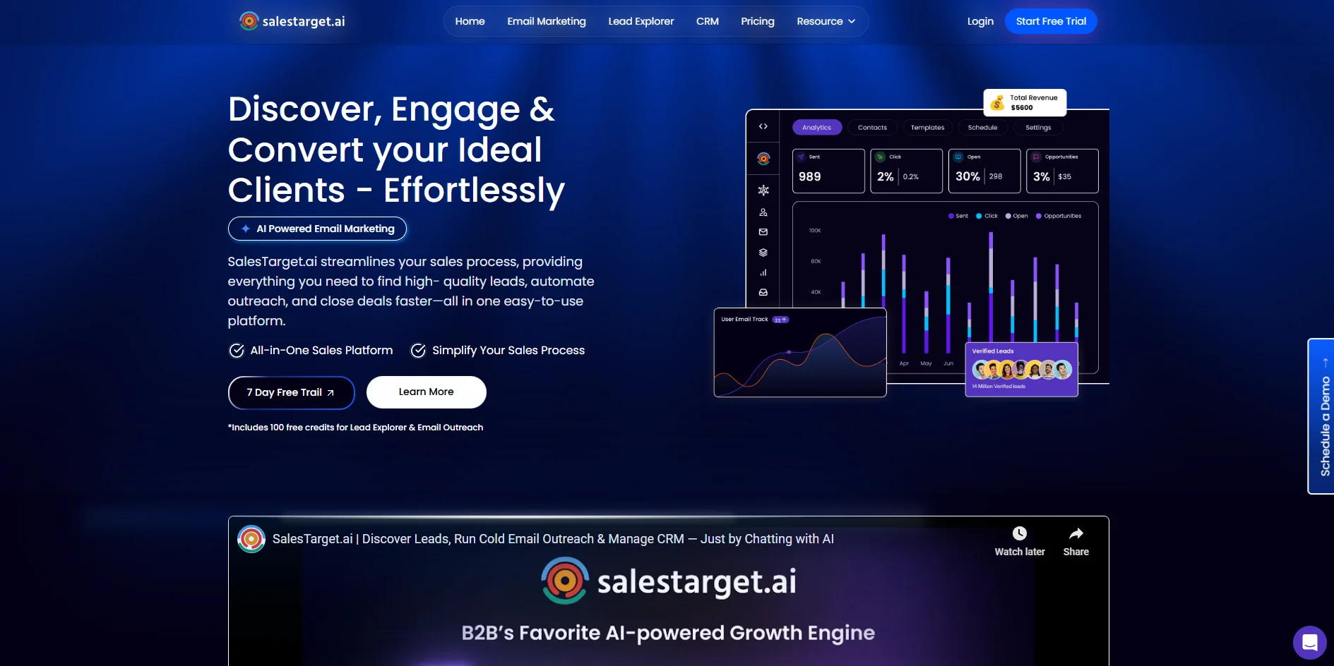 SalesTarget.ai screenshot