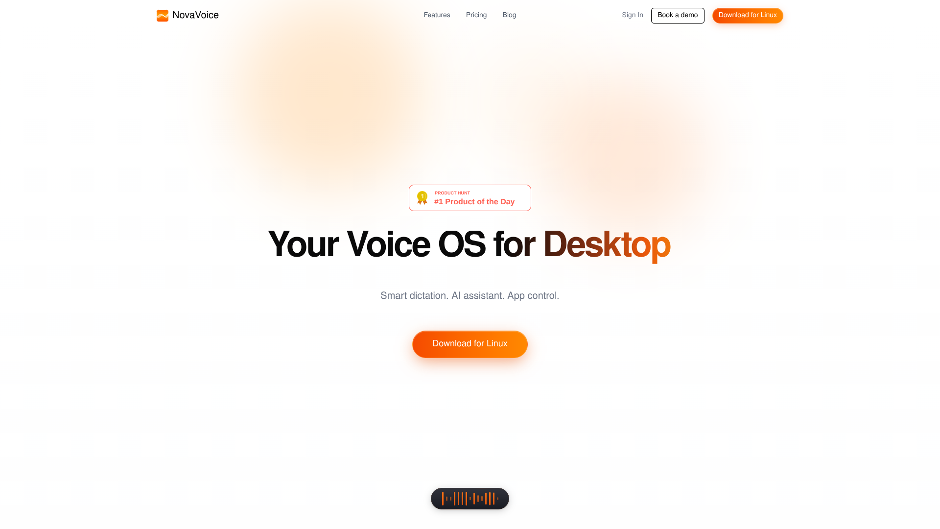 NovaVoice screenshot