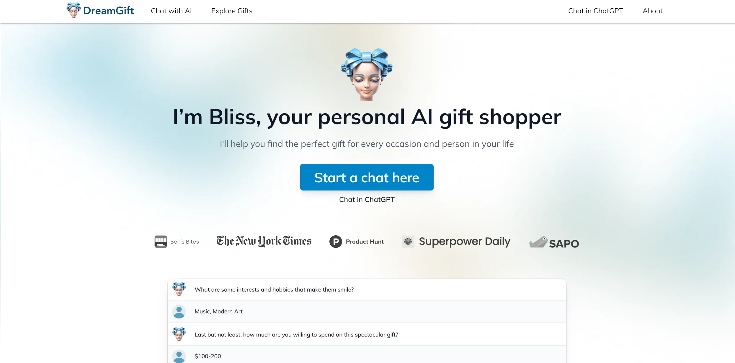 DreamGift screenshot