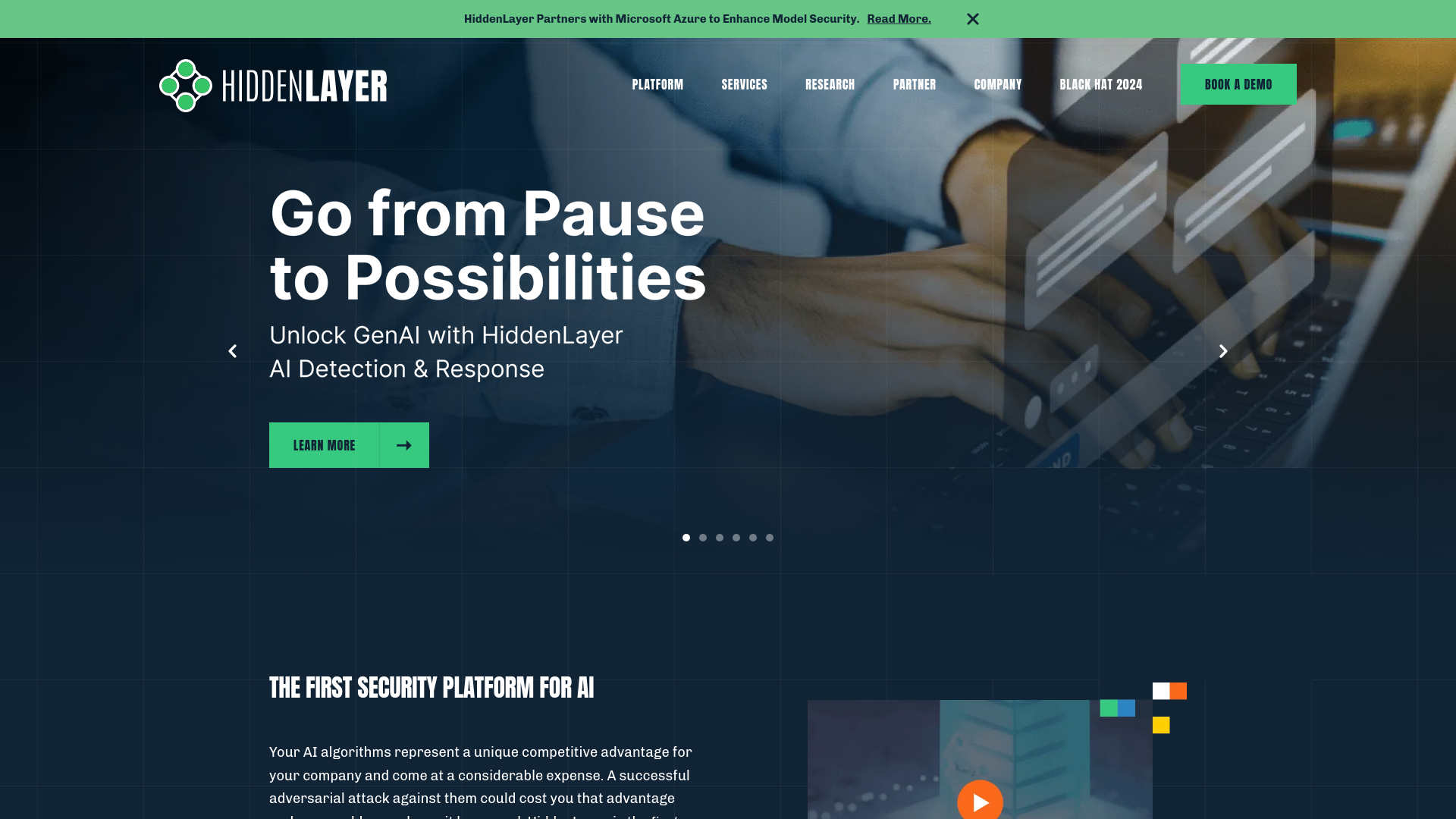 HiddenLayer screenshot