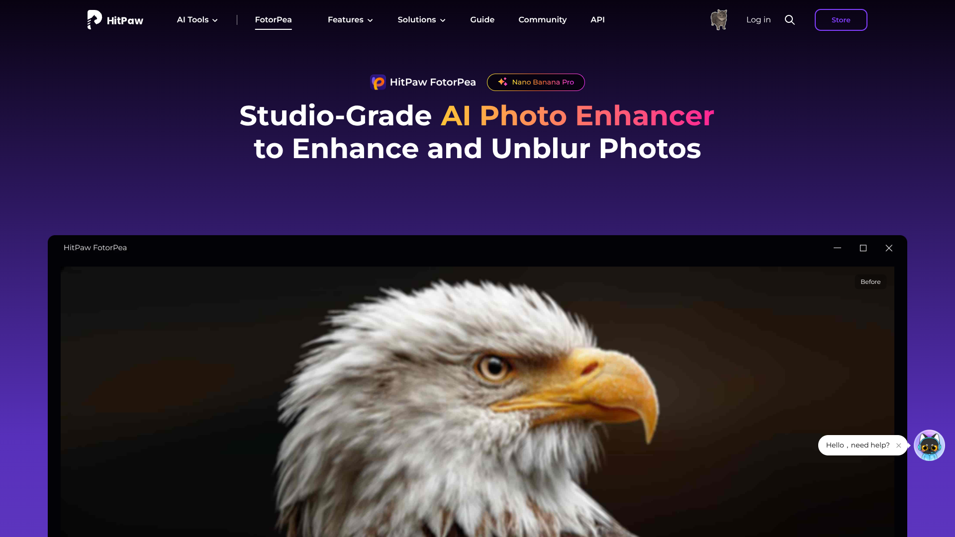 HitPaw FotorPea screenshot