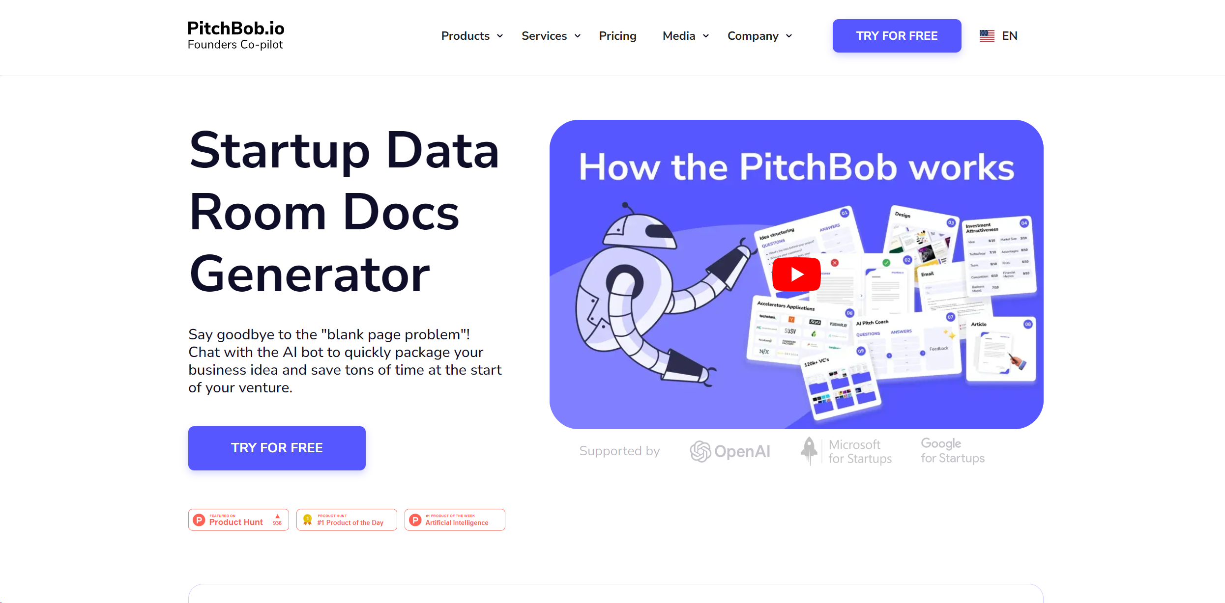 PitchBob.io screenshot