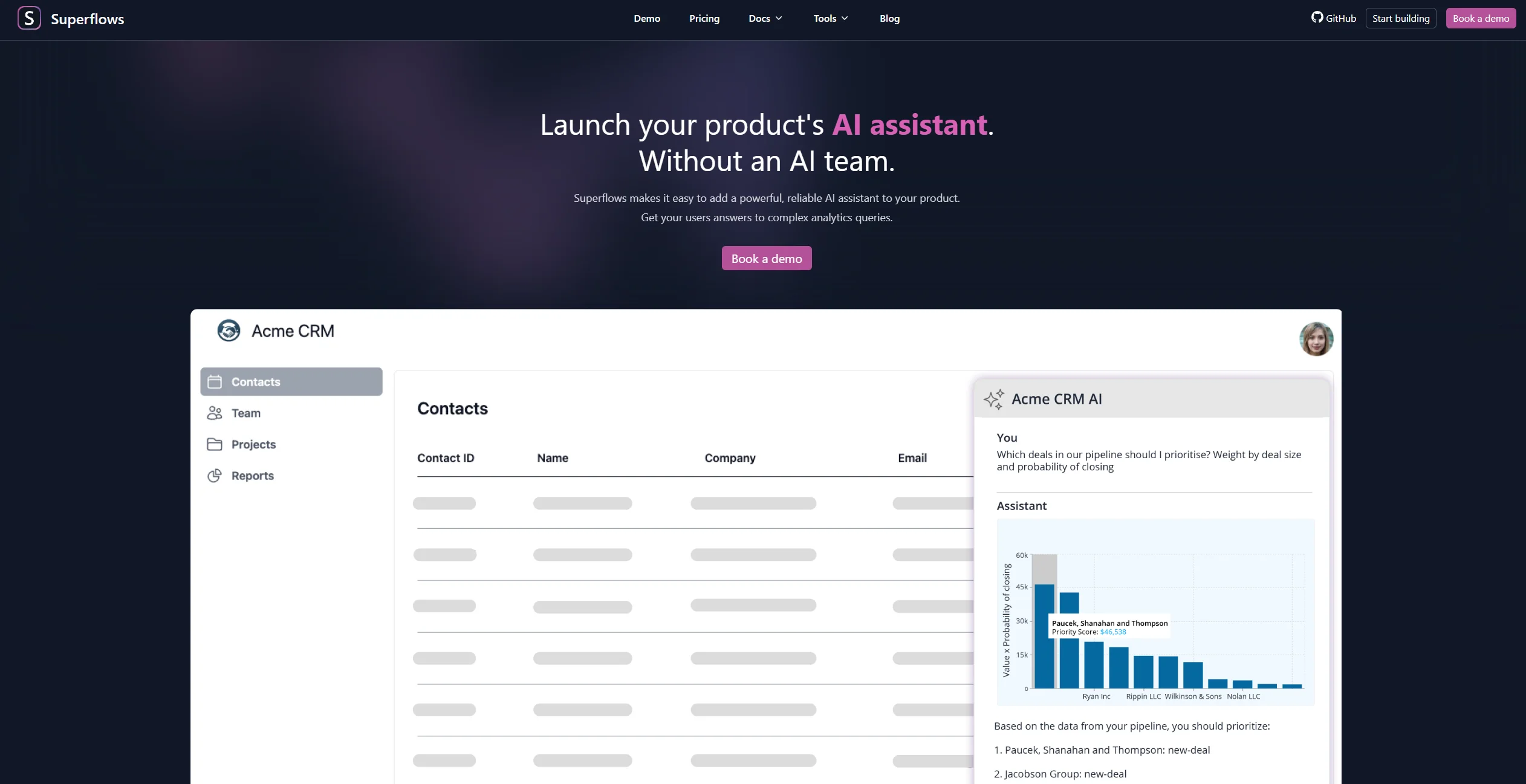 Superflows screenshot