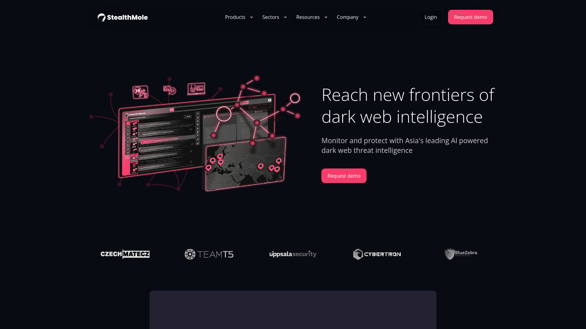 StealthMole screenshot