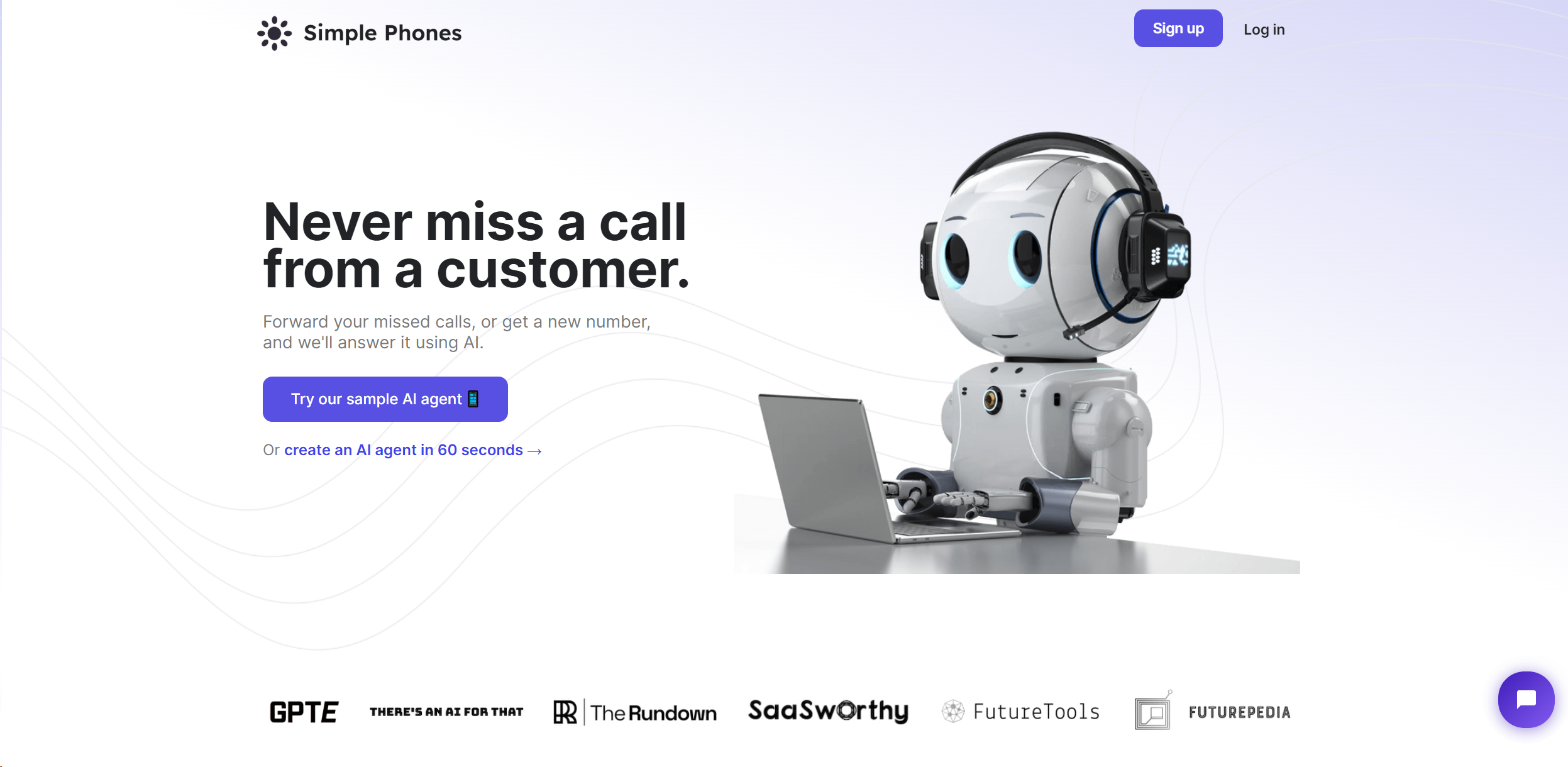 Simple Phones screenshot