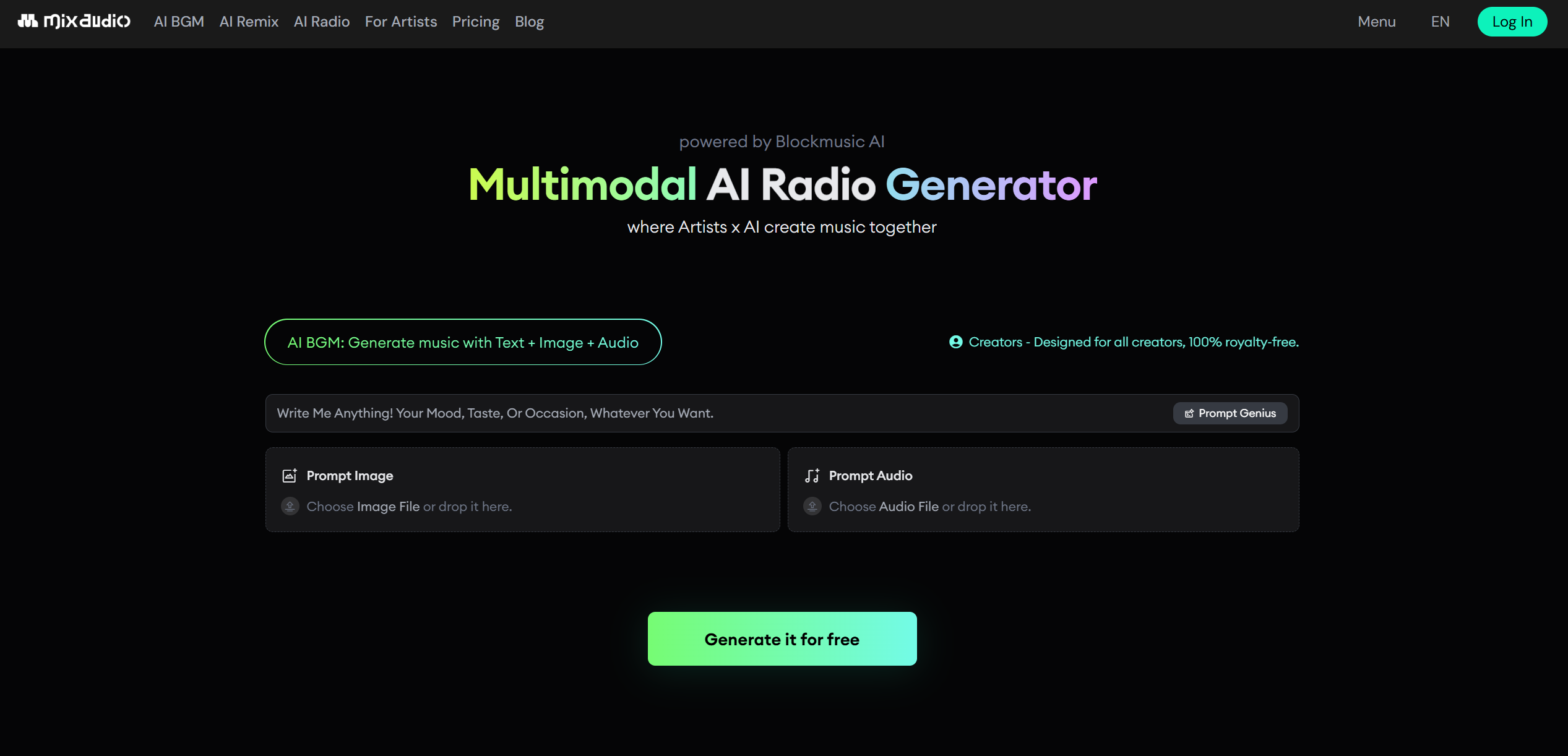 MixAudio screenshot
