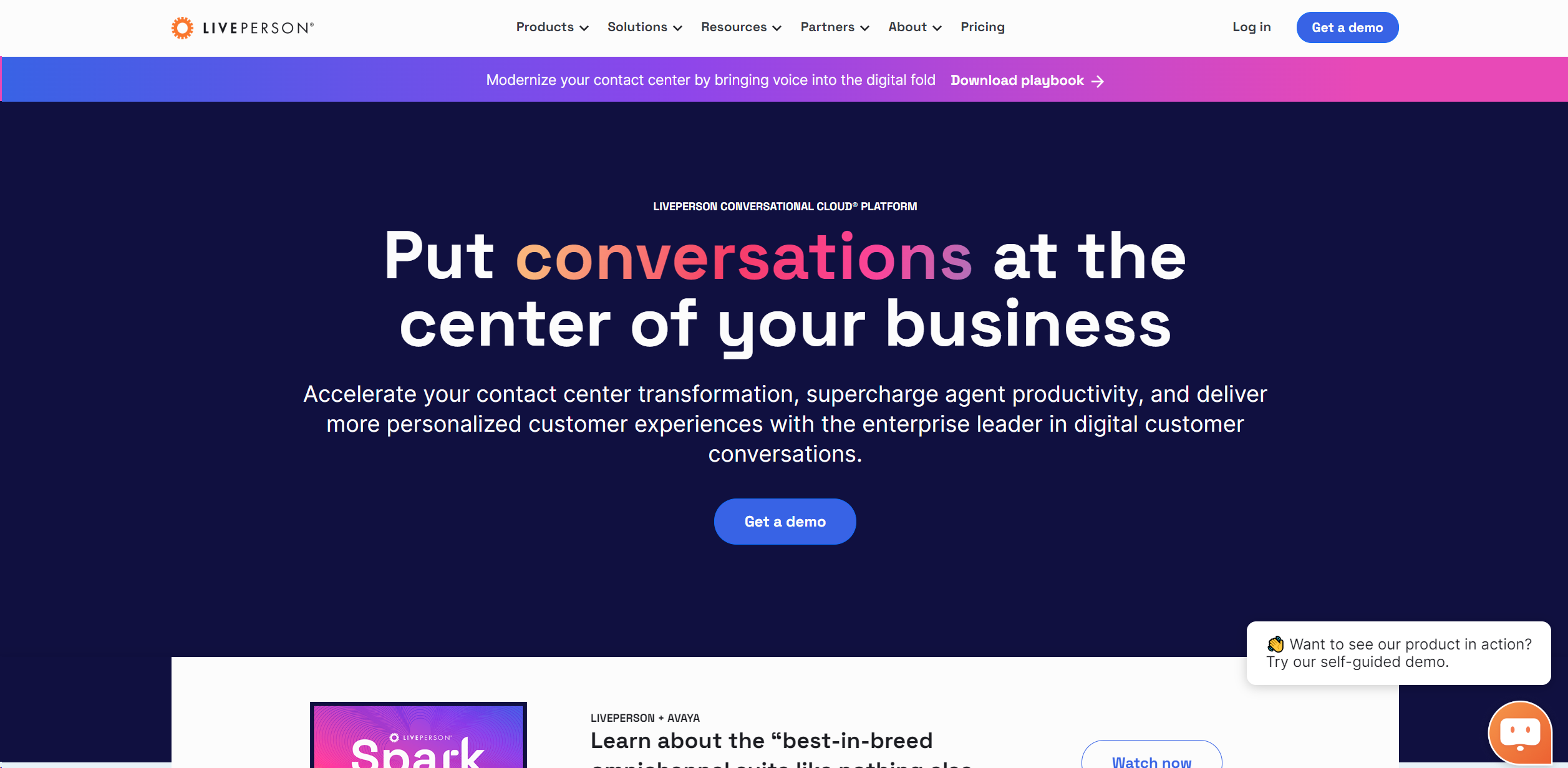 LivePerson screenshot