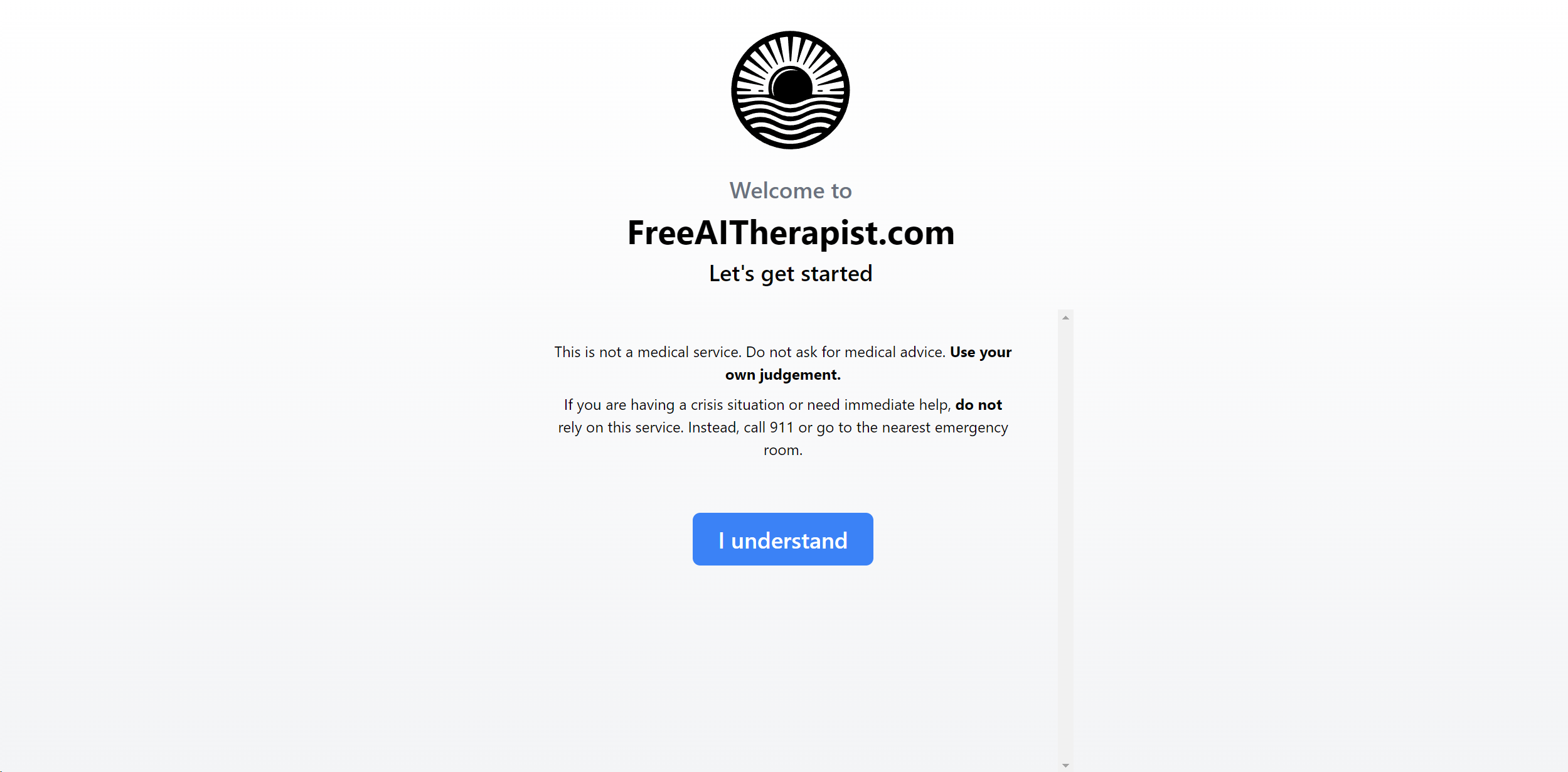Free AI Therapist screenshot